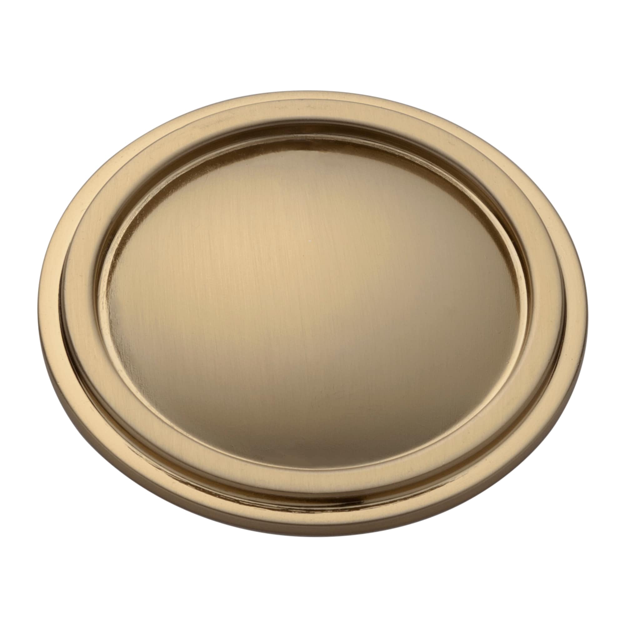 Sumner Street Home Hardware Minted 1-1/2-in Satin Brass Round Transitional Cabinet  Knob in the Cabinet Knobs department at