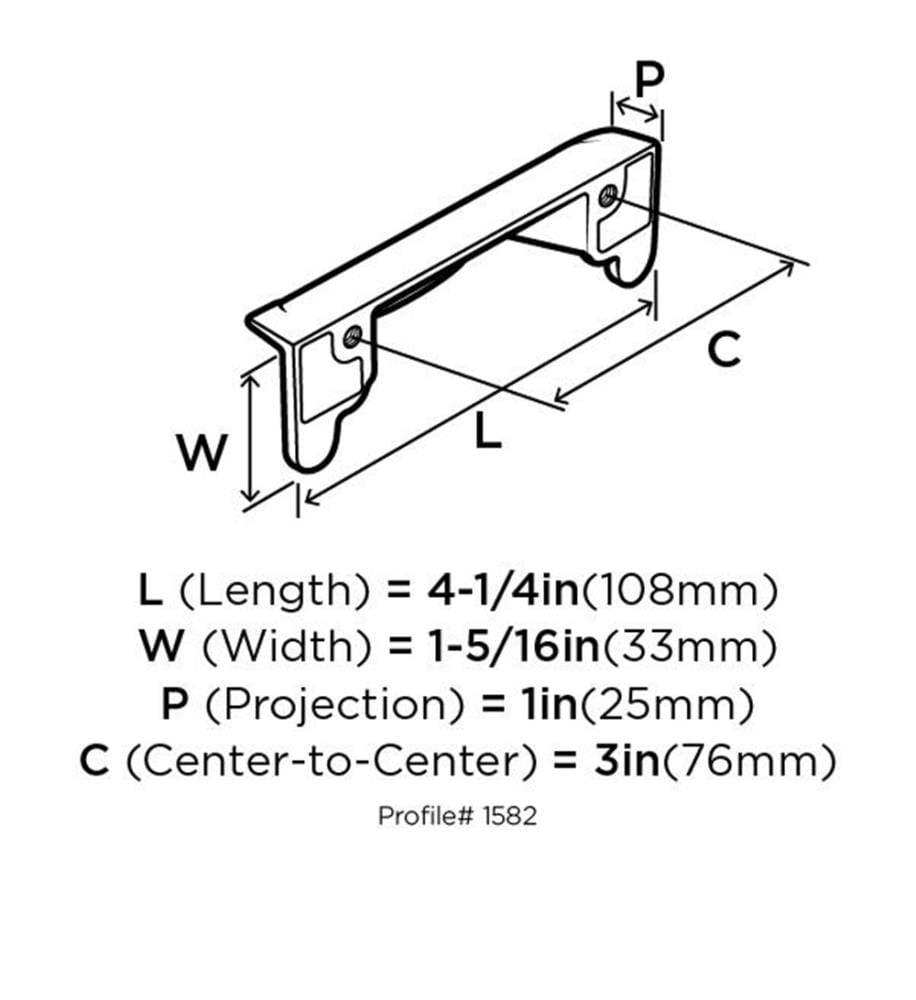 Amerock BP1582WID Cabinet-Pulls - View #5