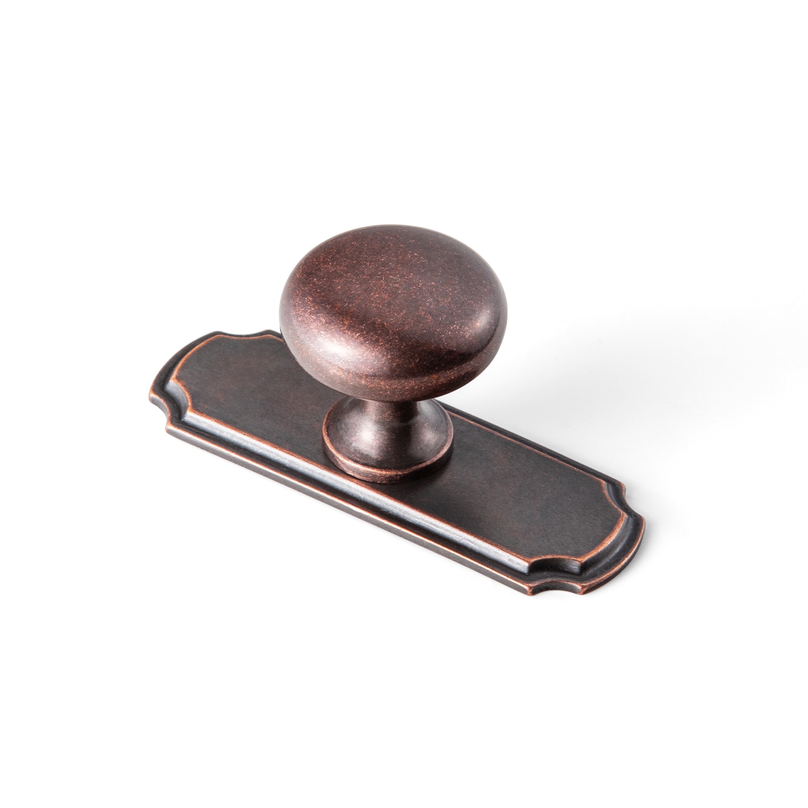 Miaokesen 1-1/5-in Antique Oil Rubbed Bronze Mushroom Classic Cabinet Knob 6 -Pack #901AGT-23293-DK