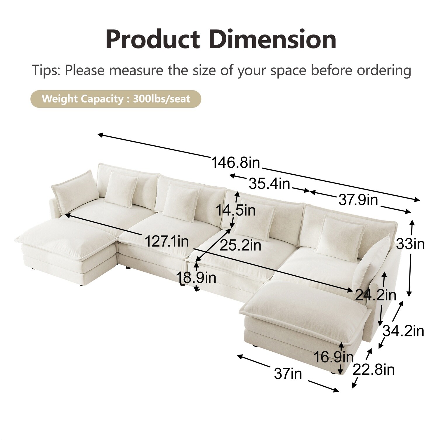 SunJet WJOXH7JQZIYB Sofas-Loveseats - View #5