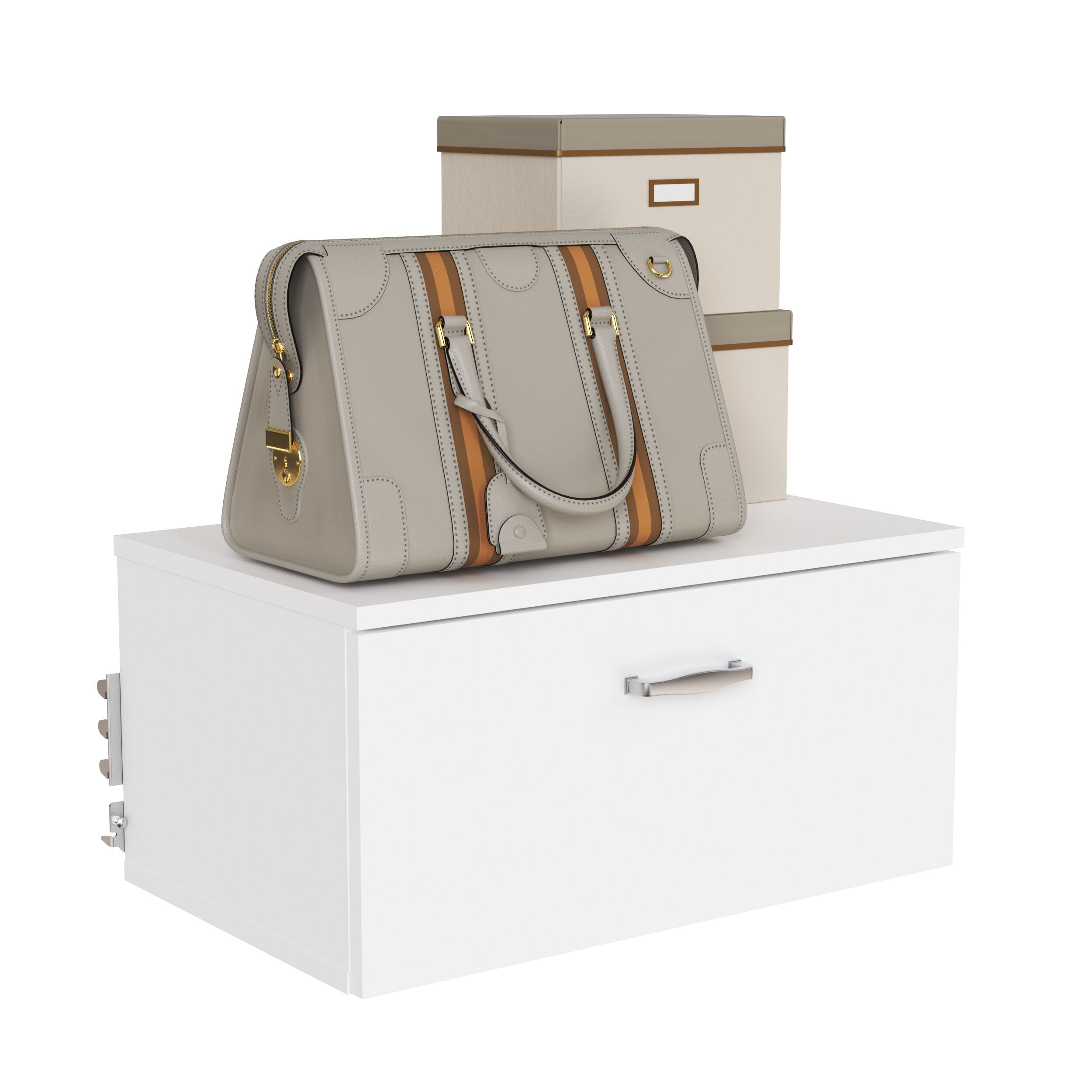 ClosetMaid ShelfTrack Wood White Composite Drawer Unit 22.65-in x 10.83-in