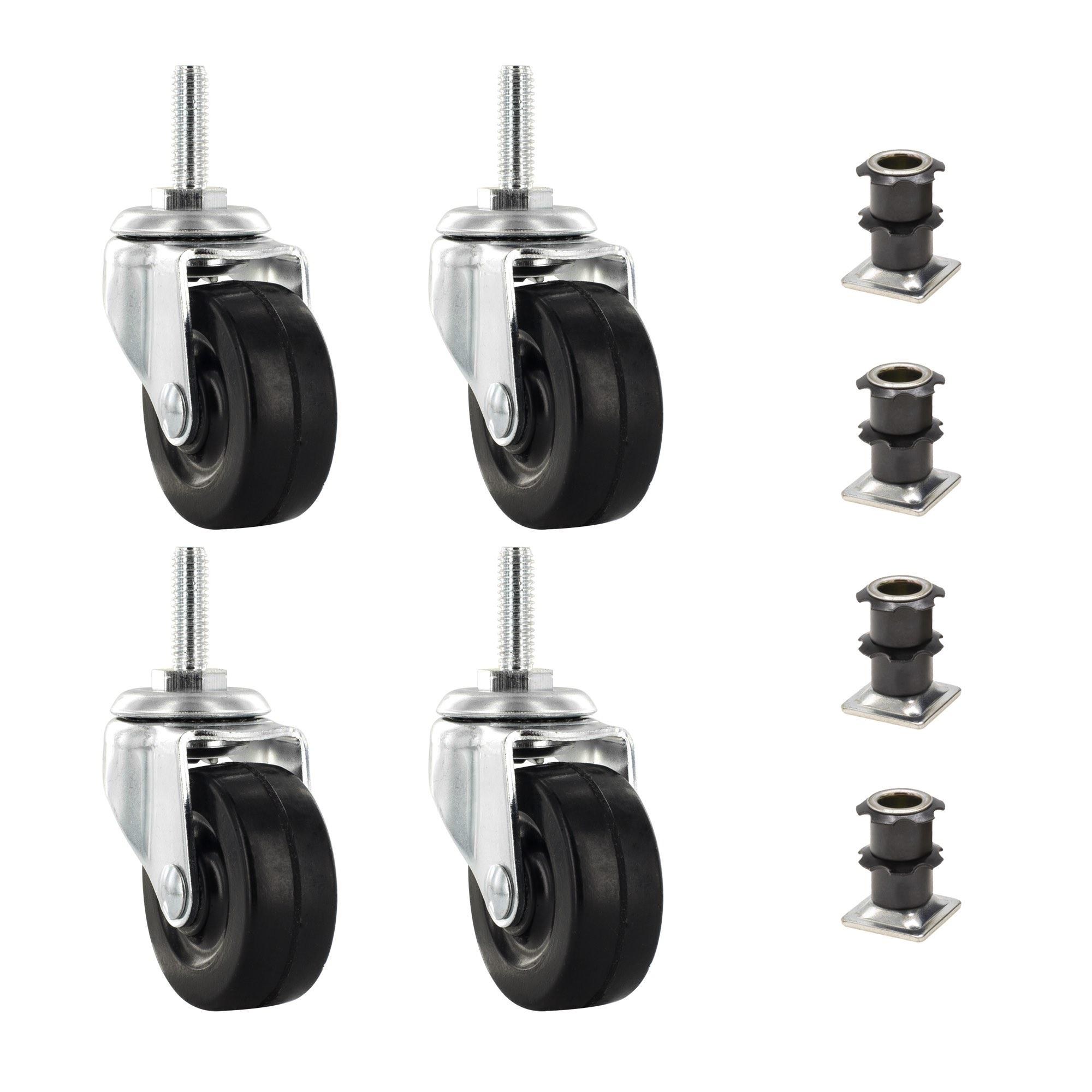 Outwater 3P1.14.00107 2-in Rubber Swivel Caster