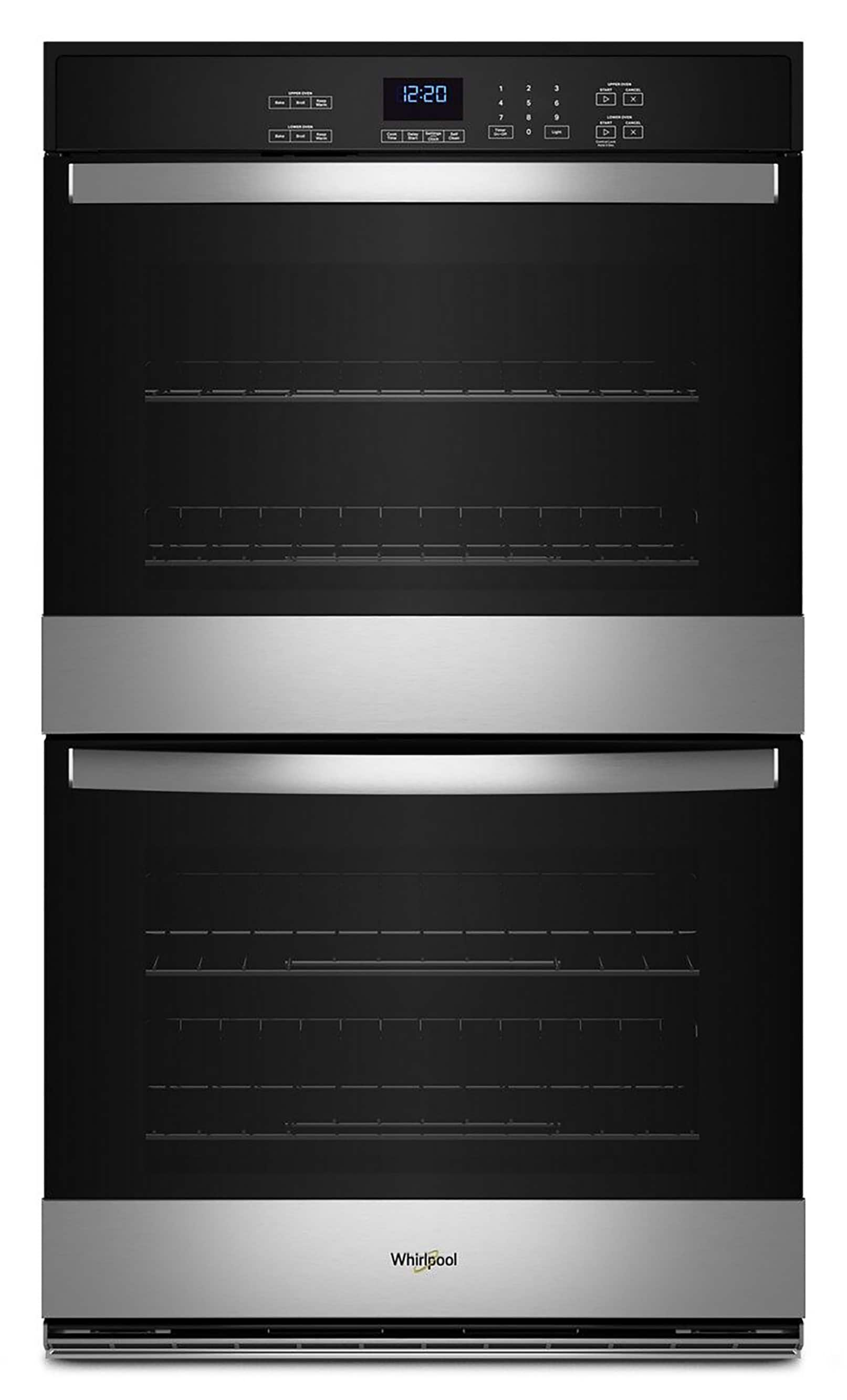 Whirlpool 30-in Double Electric Wall Oven Self-cleaning (Stainless Steel)