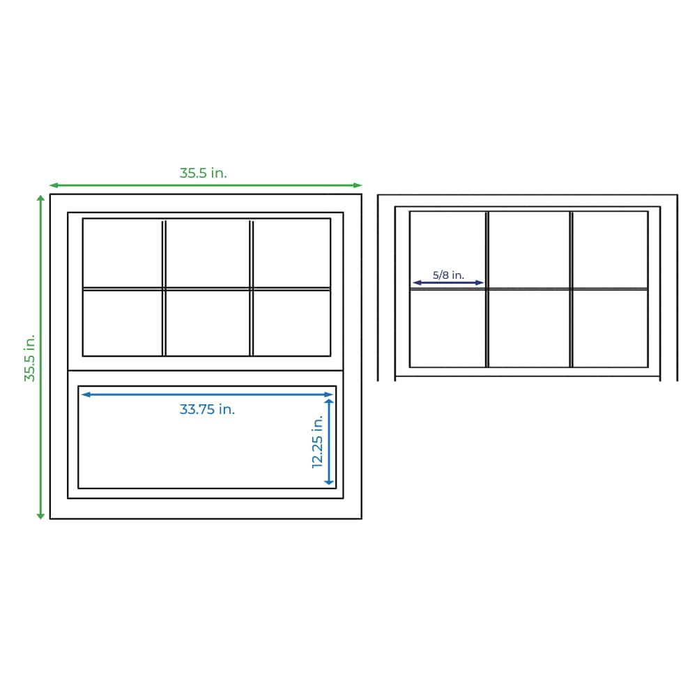RELIABILT ASHW3636GRB Single-Hung-Windows - View #4