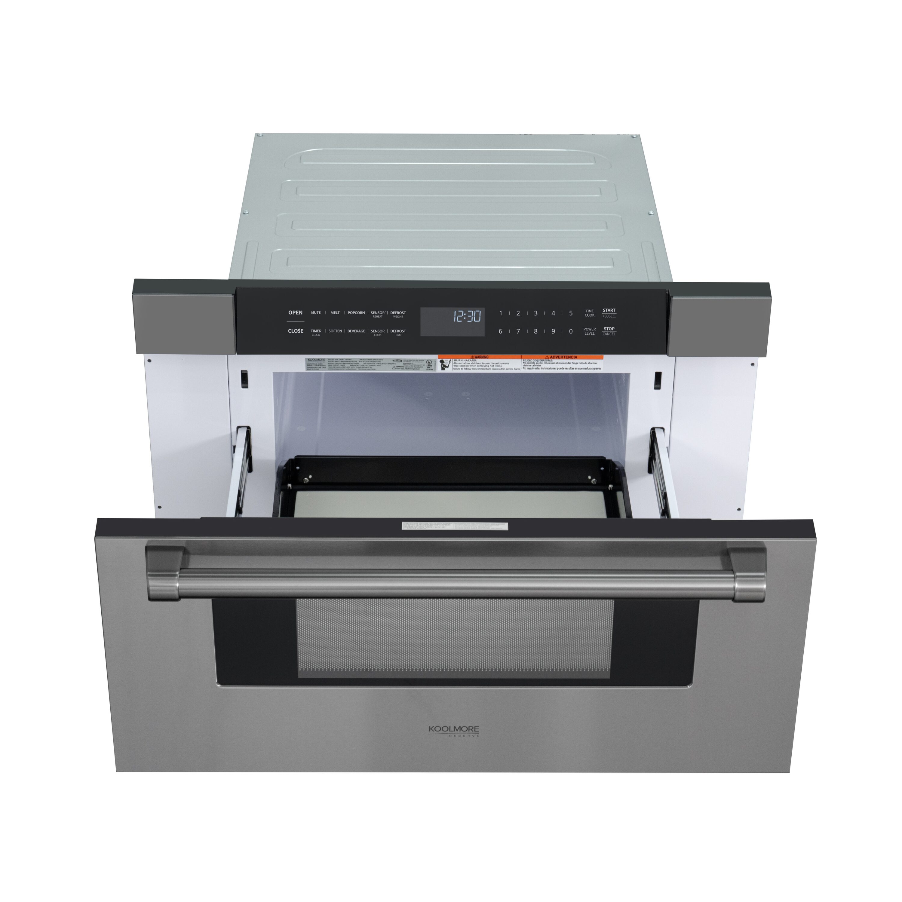KoolMore LOW-KM-MD30-BSS Microwave-Drawers - View #4