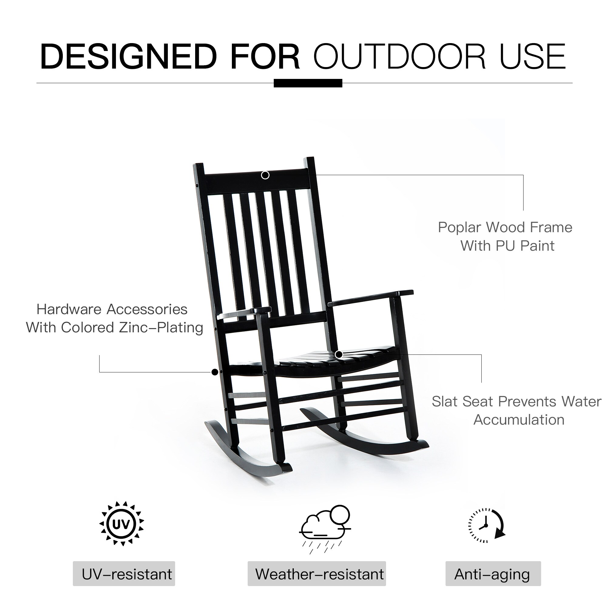 Outsunny 84A-041V01BK Patio-Chairs - View #6