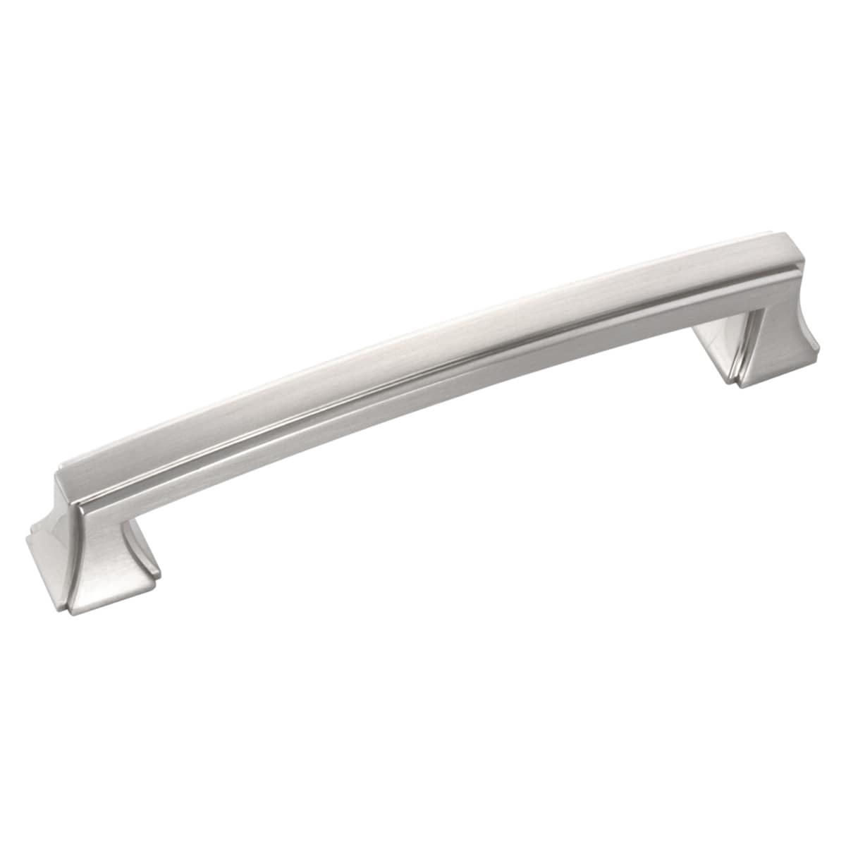 Hickory Hardware Bridges 5-1/16-in Center to Center Satin Nickel Arch  Handle Drawer Pulls (10-Pack) in the Drawer Pulls department at