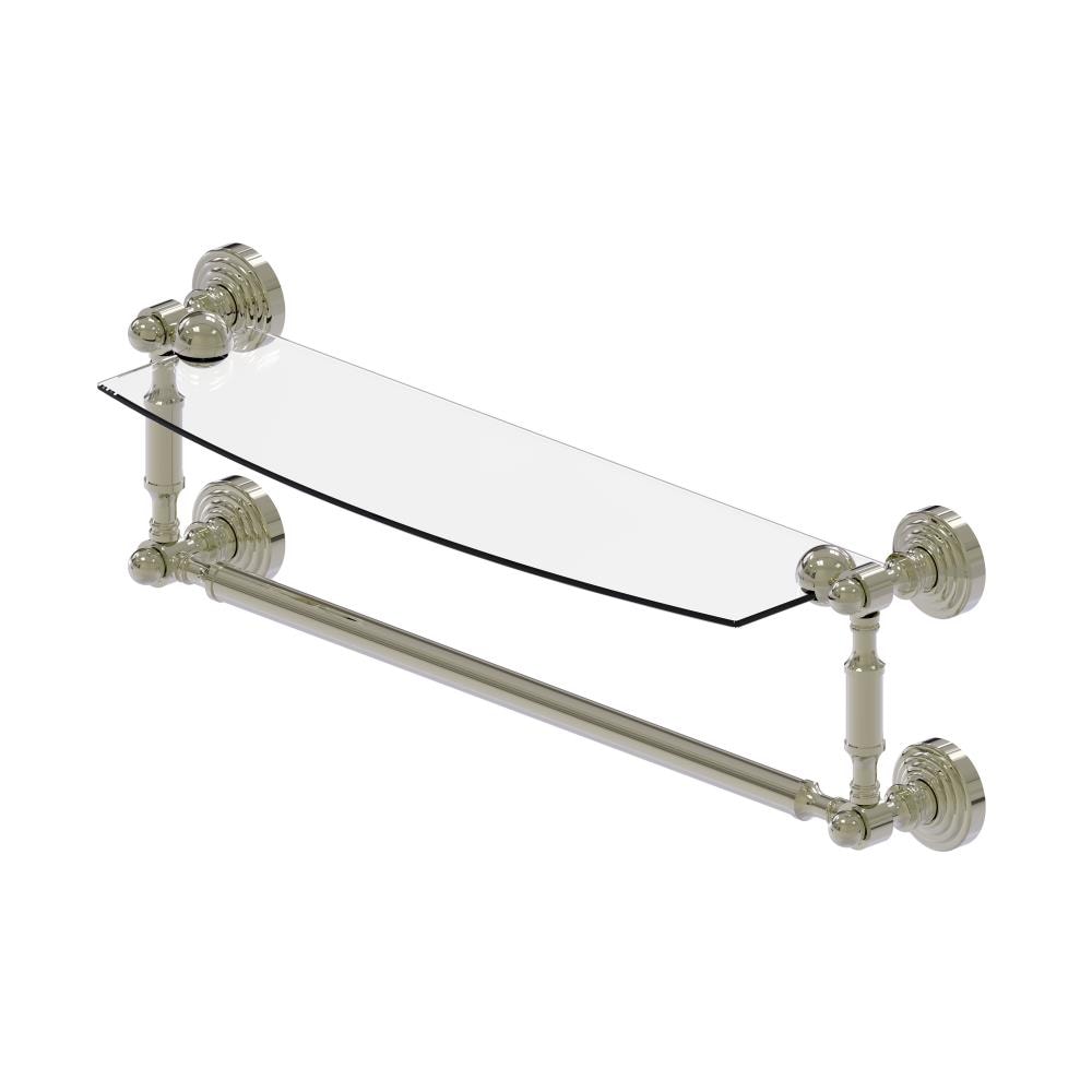 Allied Brass WP-33TB/18-PNI Waverly Place Polished Nickel Wall mount Bathroom Shelf ( 18-in x 5-in x 5-in )