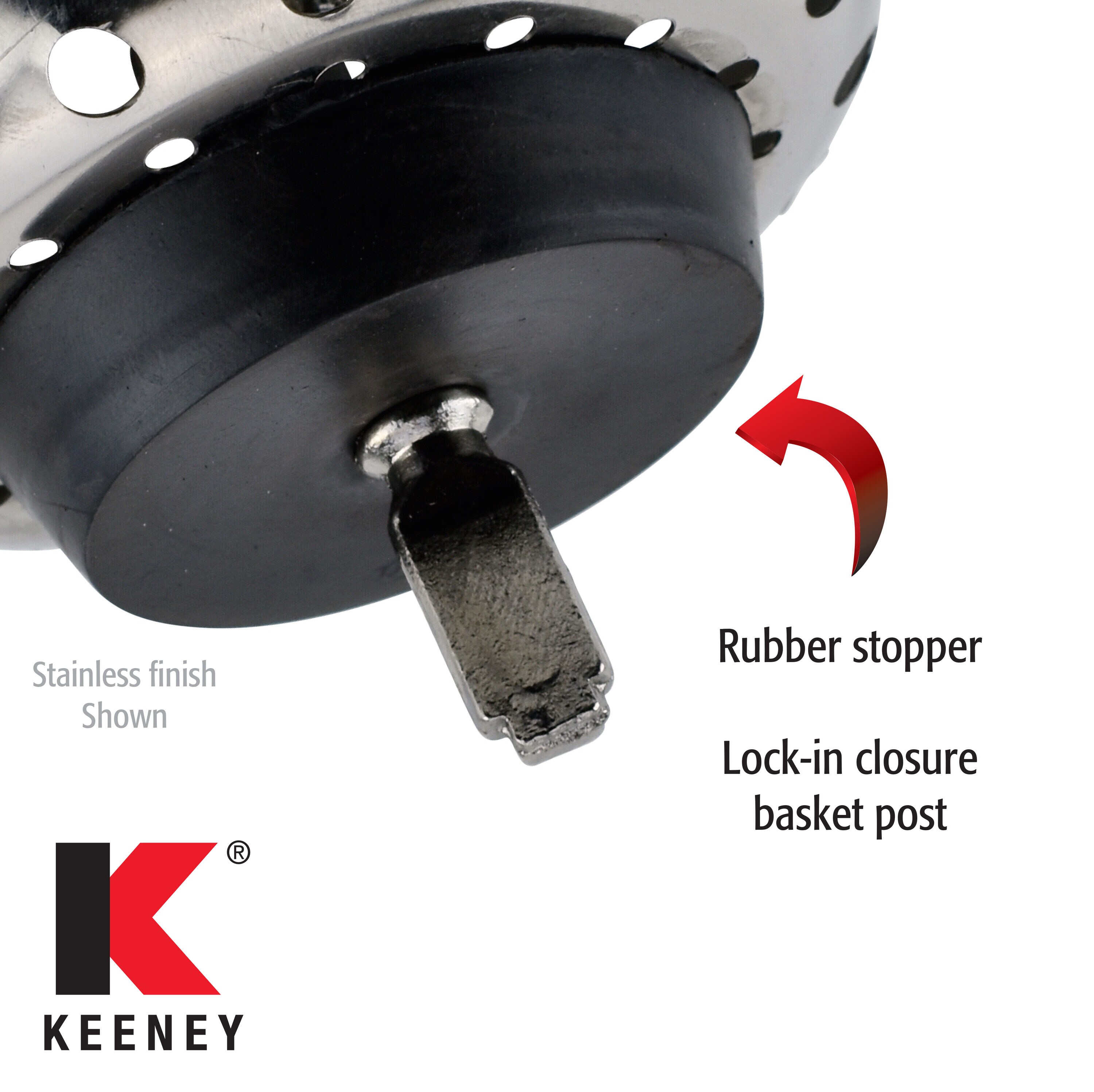 Keeney K5435 Kitchen-Sink-Strainers - View #16