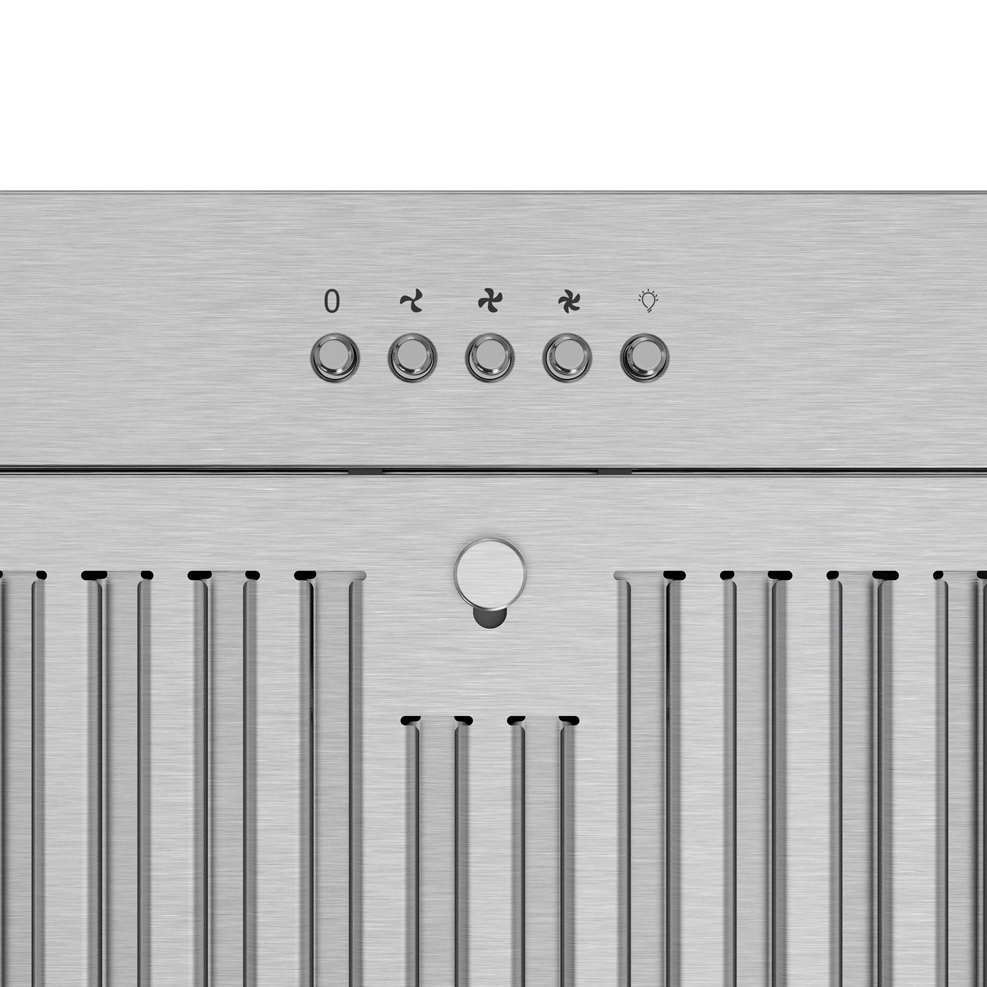 36-Inch Stainless Steel Convertible Insert Range Hood with Charcoal Filter