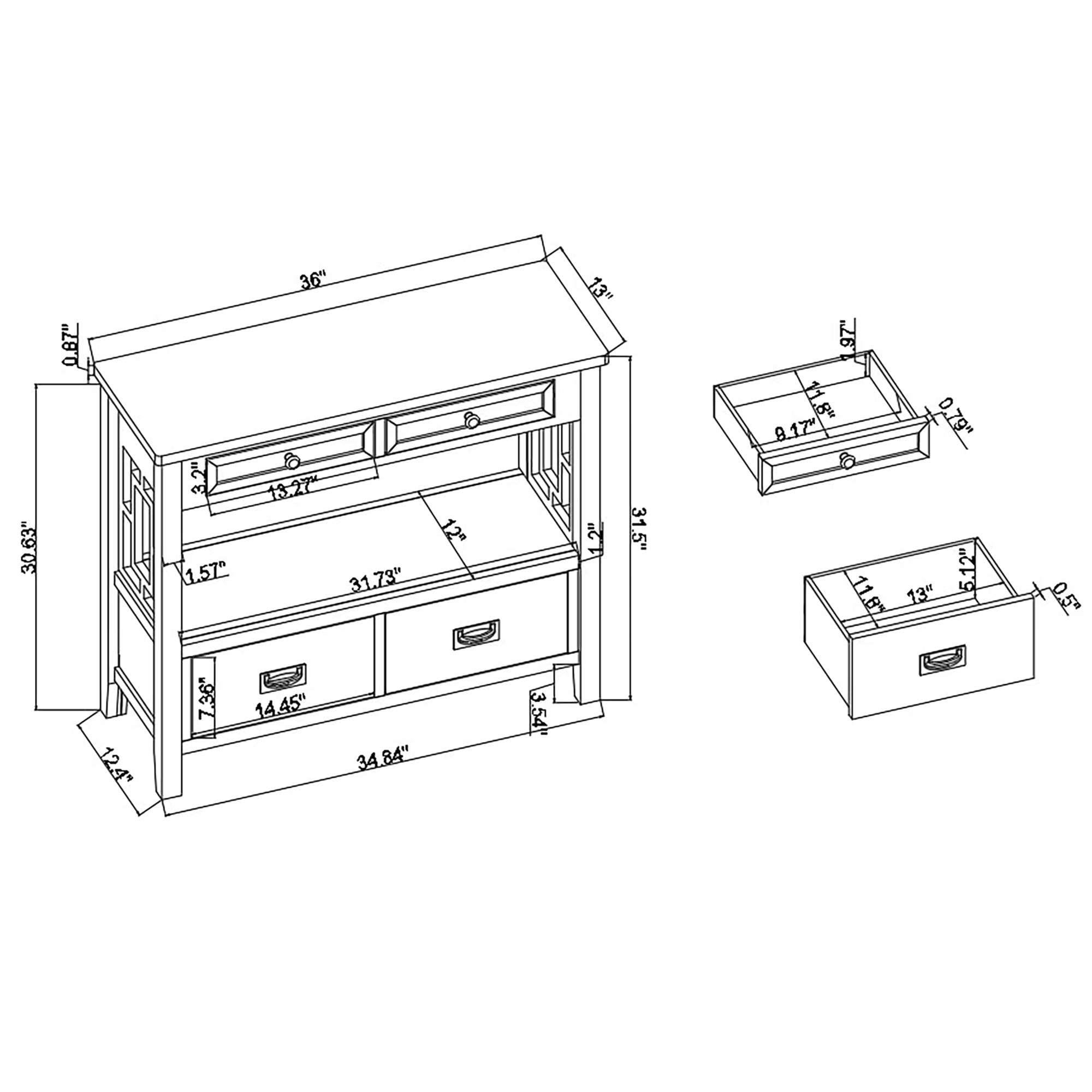 Bybafun YC0900027 Console-Sofa-Tables - View #2