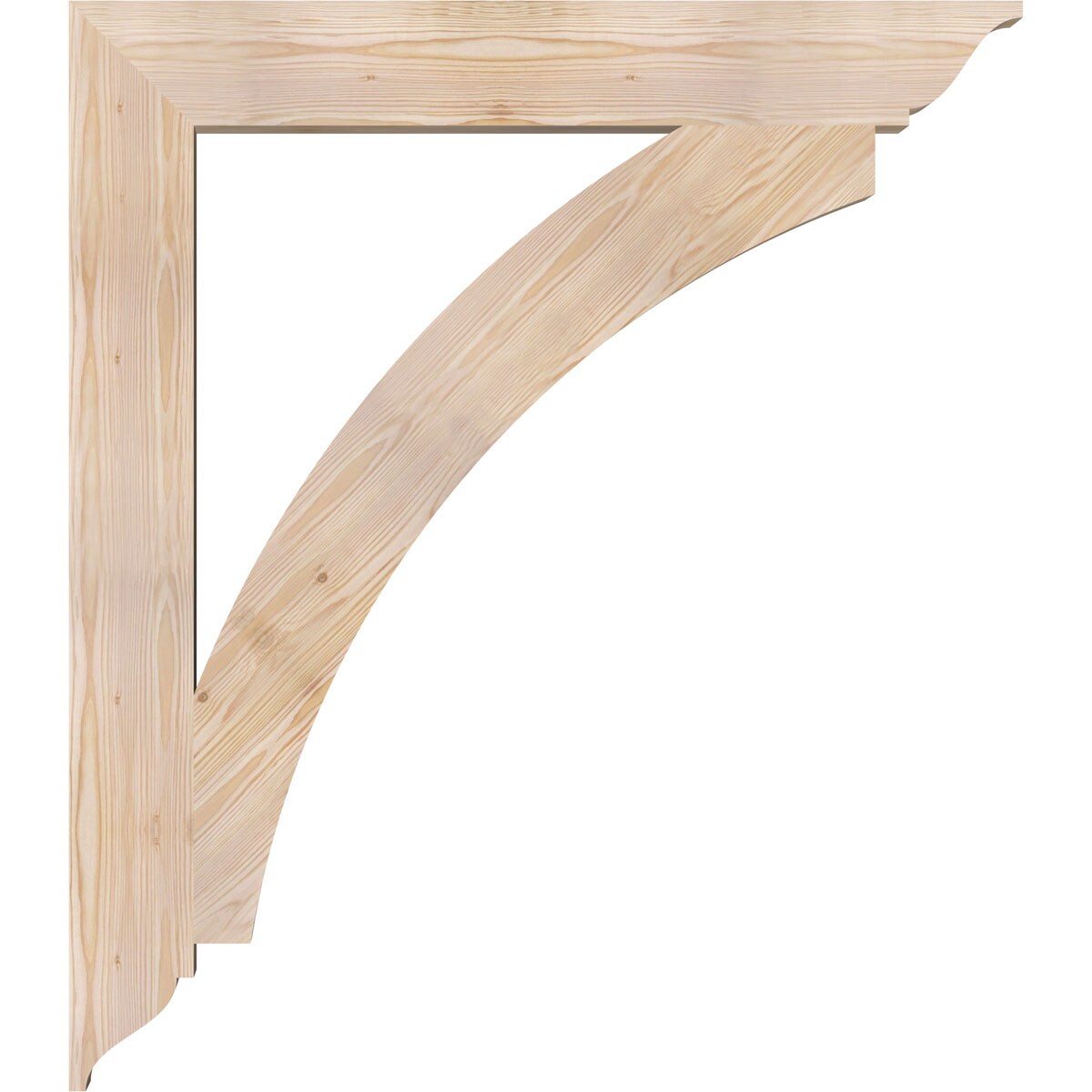 Ekena Millwork BKT06X42X48THR01SDF Exterior-Brackets-Braces - View #3