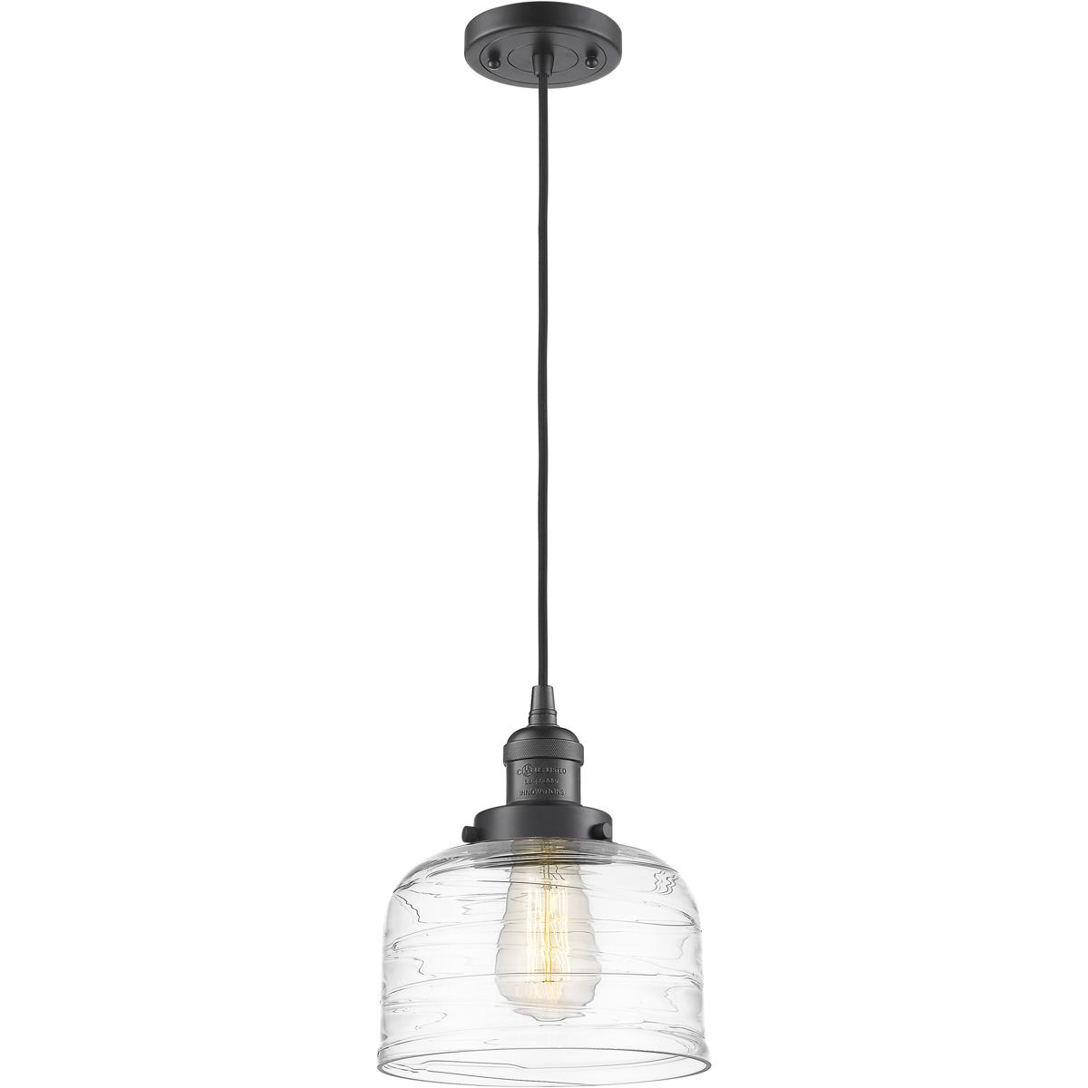 Innovations Lighting 2417951 201C-OB-G713 Franklin Restoration Bell Mini Pendant