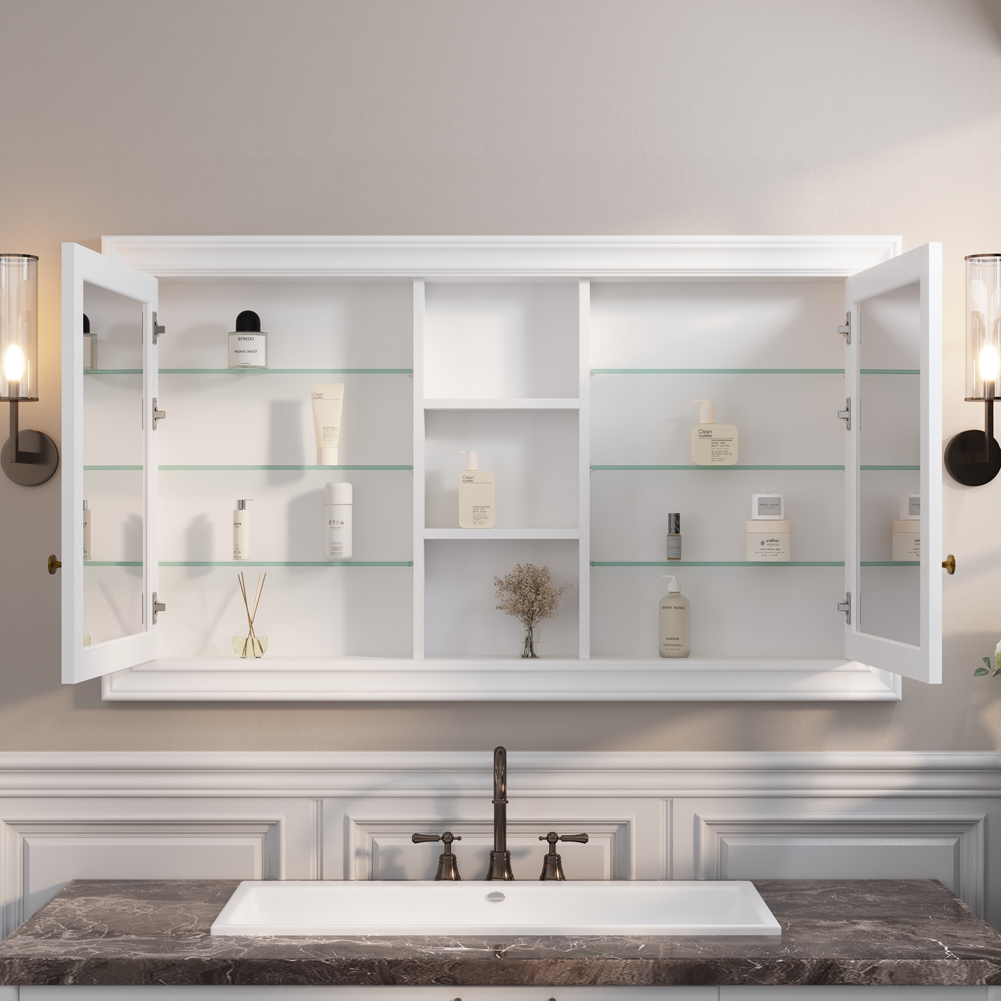 Forclover FMF5532-WT Bathroom-Medicine-Cabinets - View #5