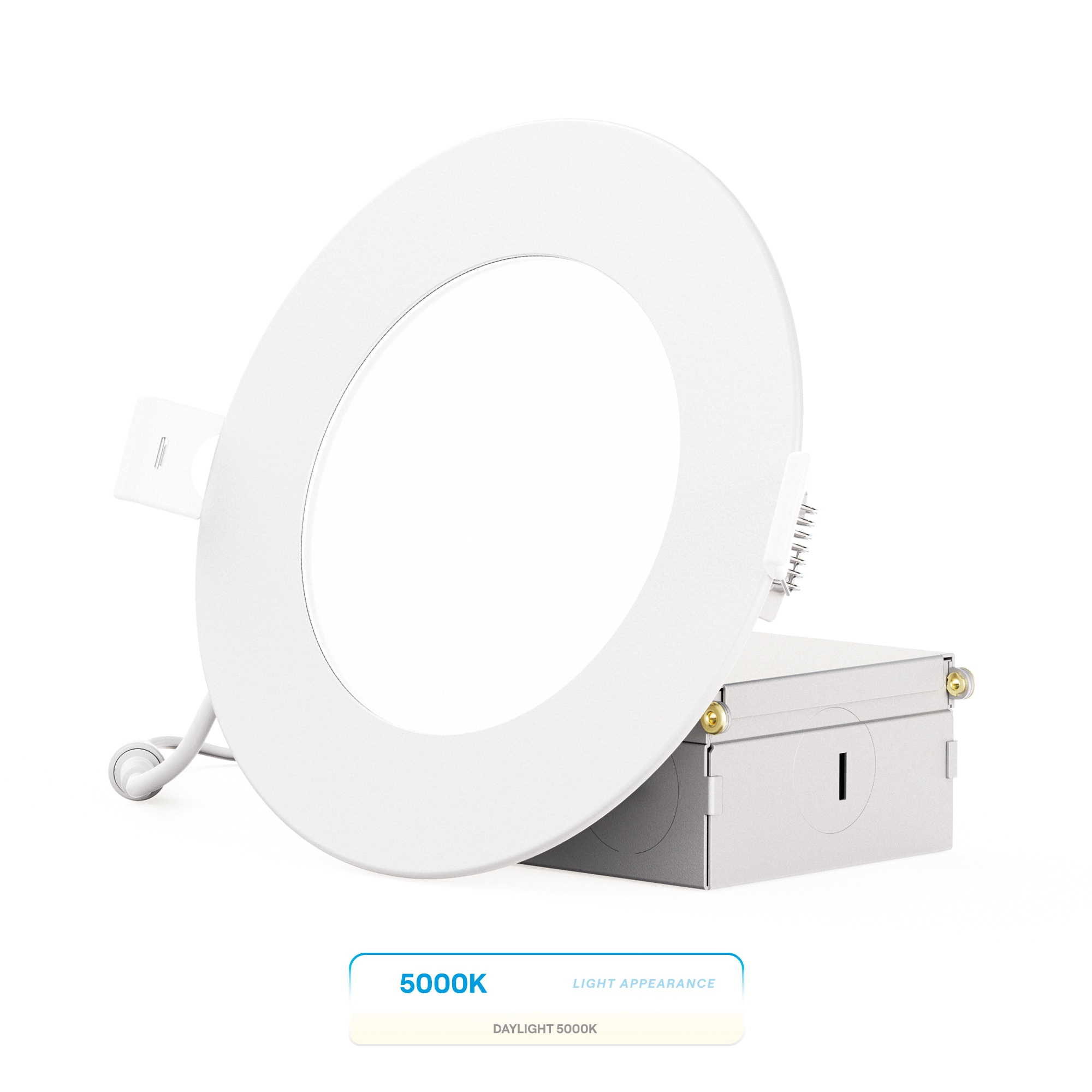 Infibrite IB-001-5-9W-HL Elite White 4-in 750 -Lumens Daylight Round Dimmable LED Canless Wet rated Recessed Downlight