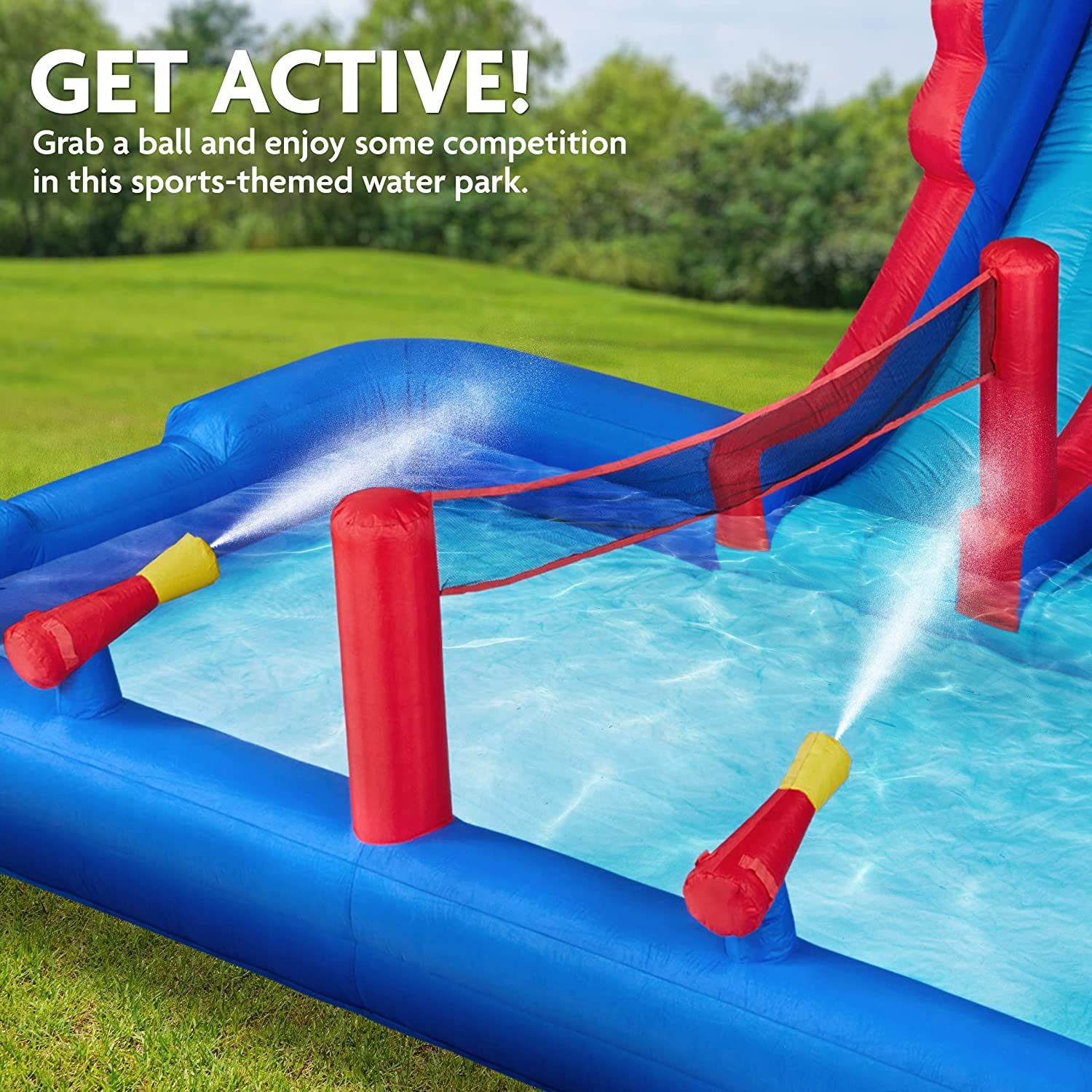 Sunny & Fun All-Play Inflatable Water Slide Park Water Slide in the ...