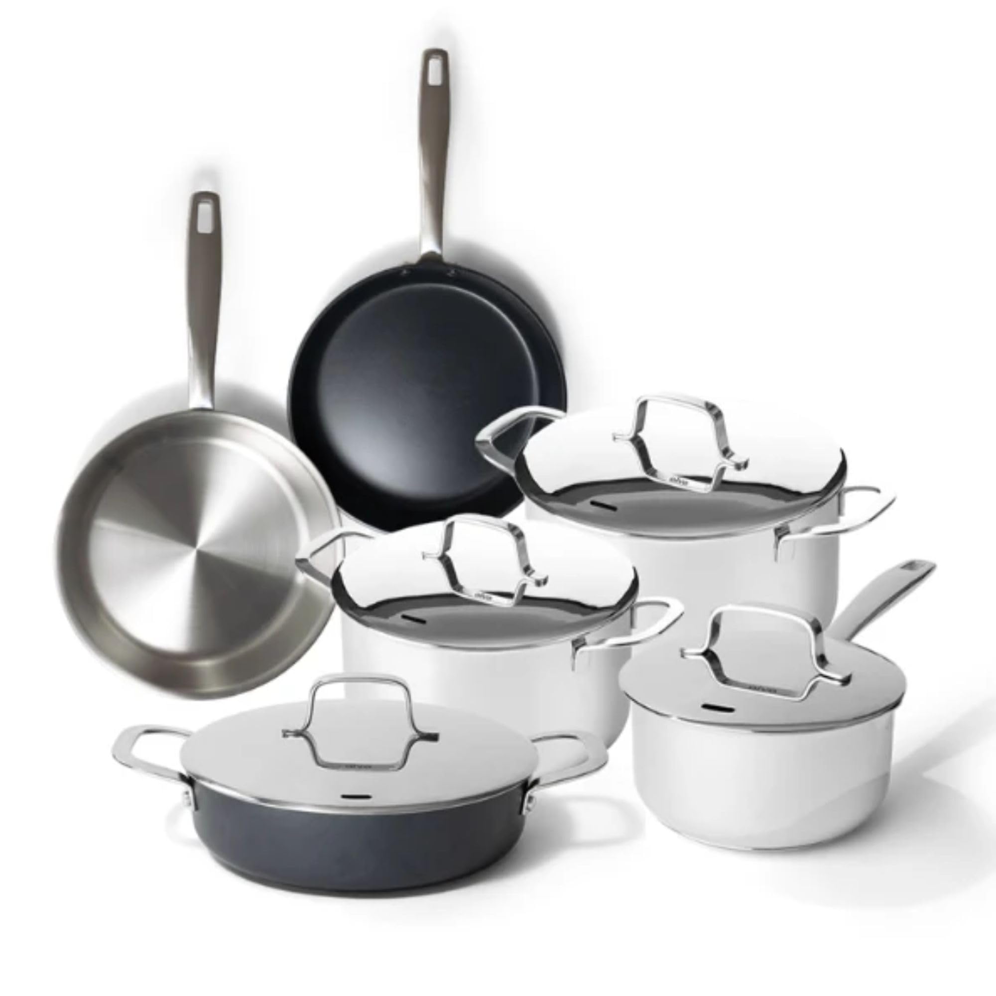 alva Maestro 10-Piece Cookware Pots and Pans Set Non-Toxic Induction Cookware #MAESTRO-10PC-SET