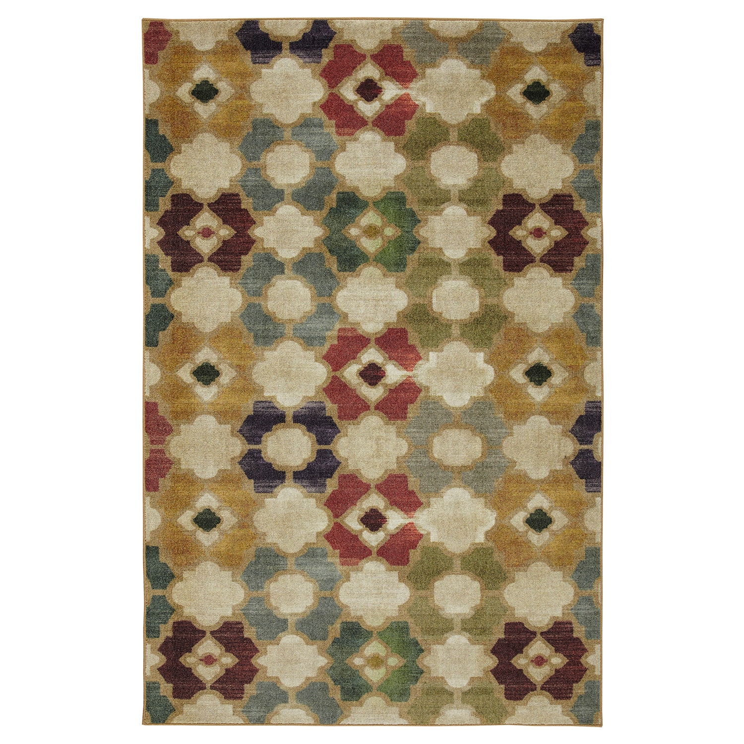 Mohawk Home Z0234 A416 024036 Prismatic 2 X 3 (ft) Indoor Medallion Throw Rug