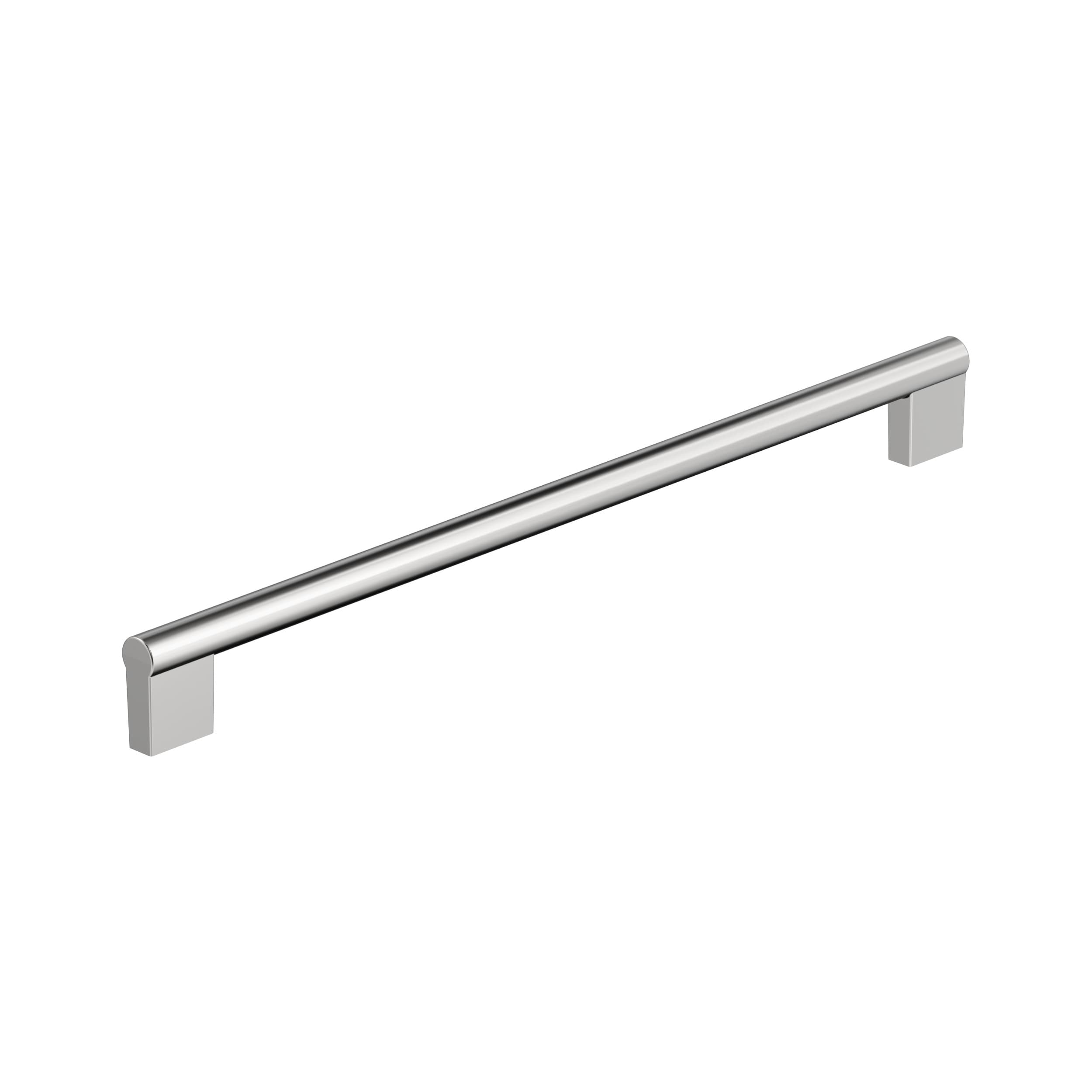 Amerock BP5553526 Versa 18-in , 457mm Center to Center Polished Chrome Cylindrical Bar For Use on Appliances Drawer Pulls