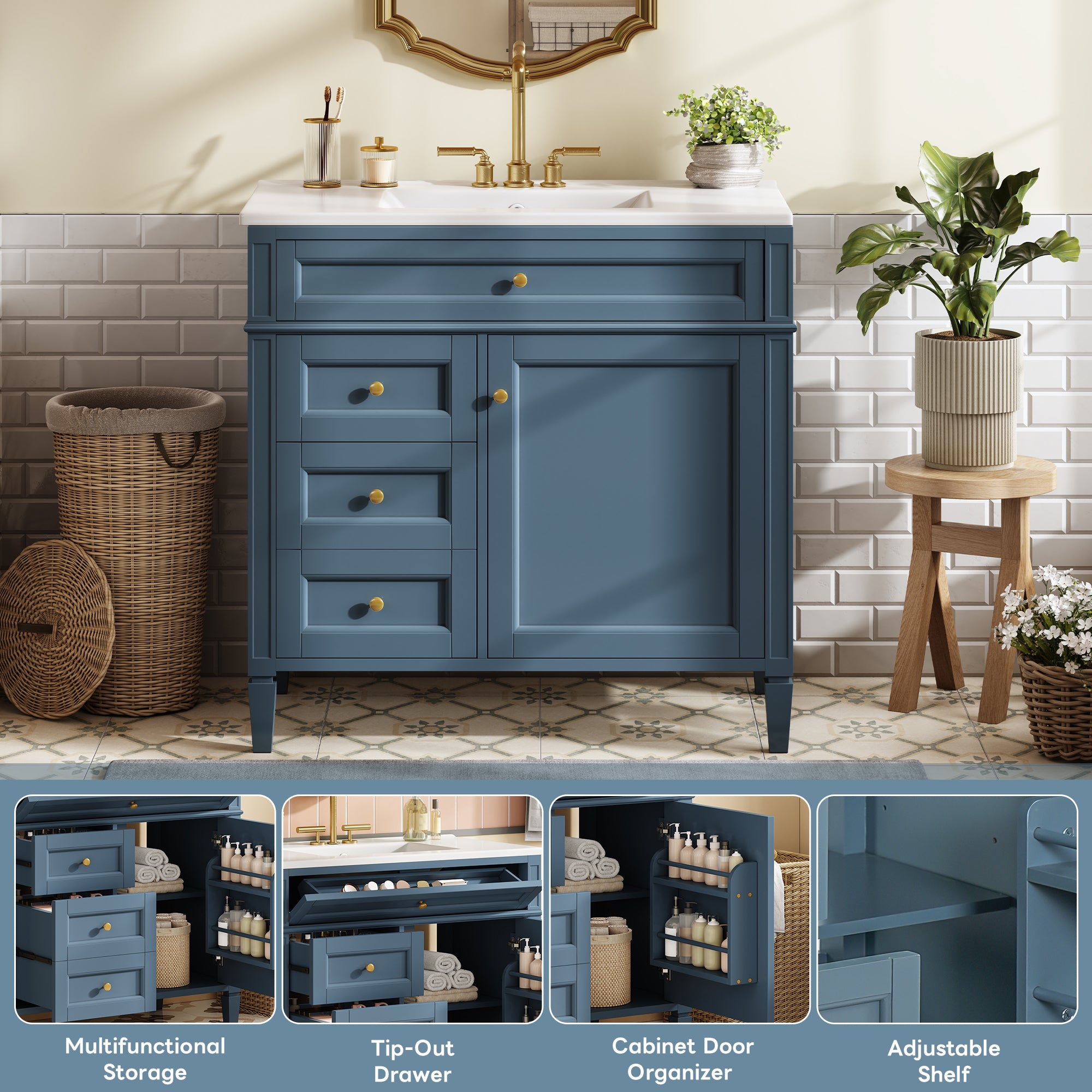 Boyel Living BL-MRS-0246M Bath-Vanity-Combo - View #8