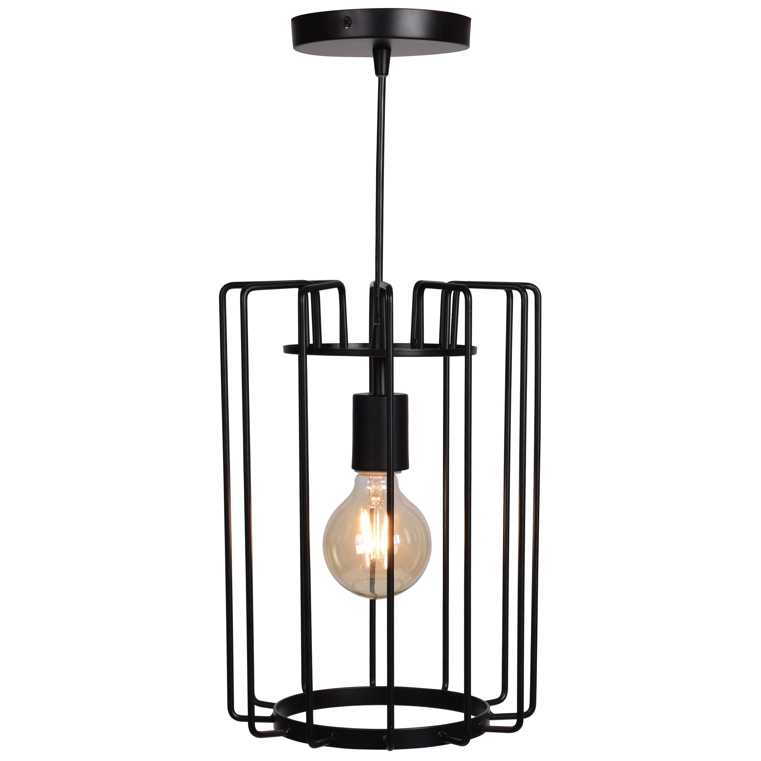 Access Lighting 23891LEDDLP-BL Wired Black Modern/contemporary Geometric Mini Hanging Pendant light