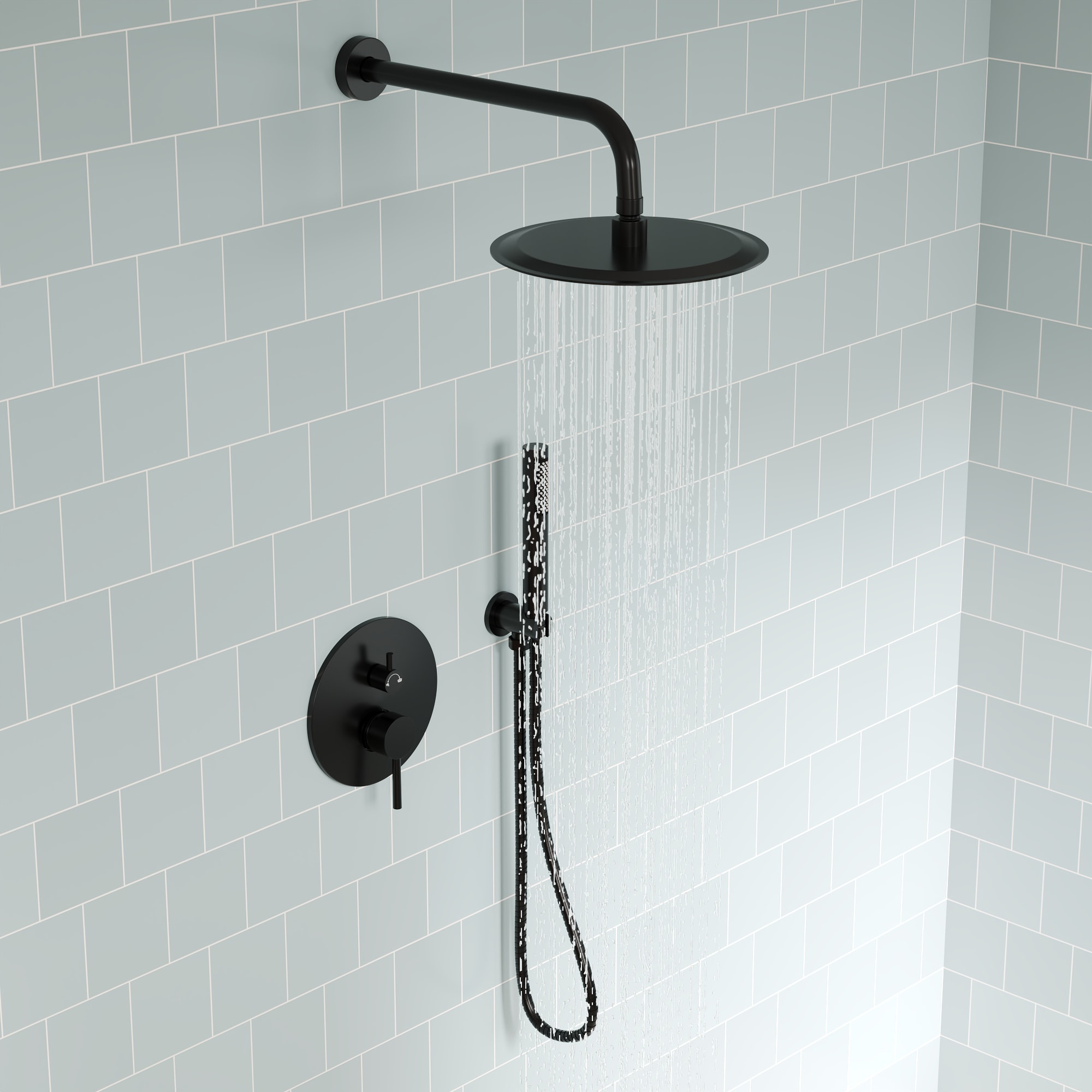 YAWWALK Y66W10-MB-1 Tub-Shower-Faucets - View #2