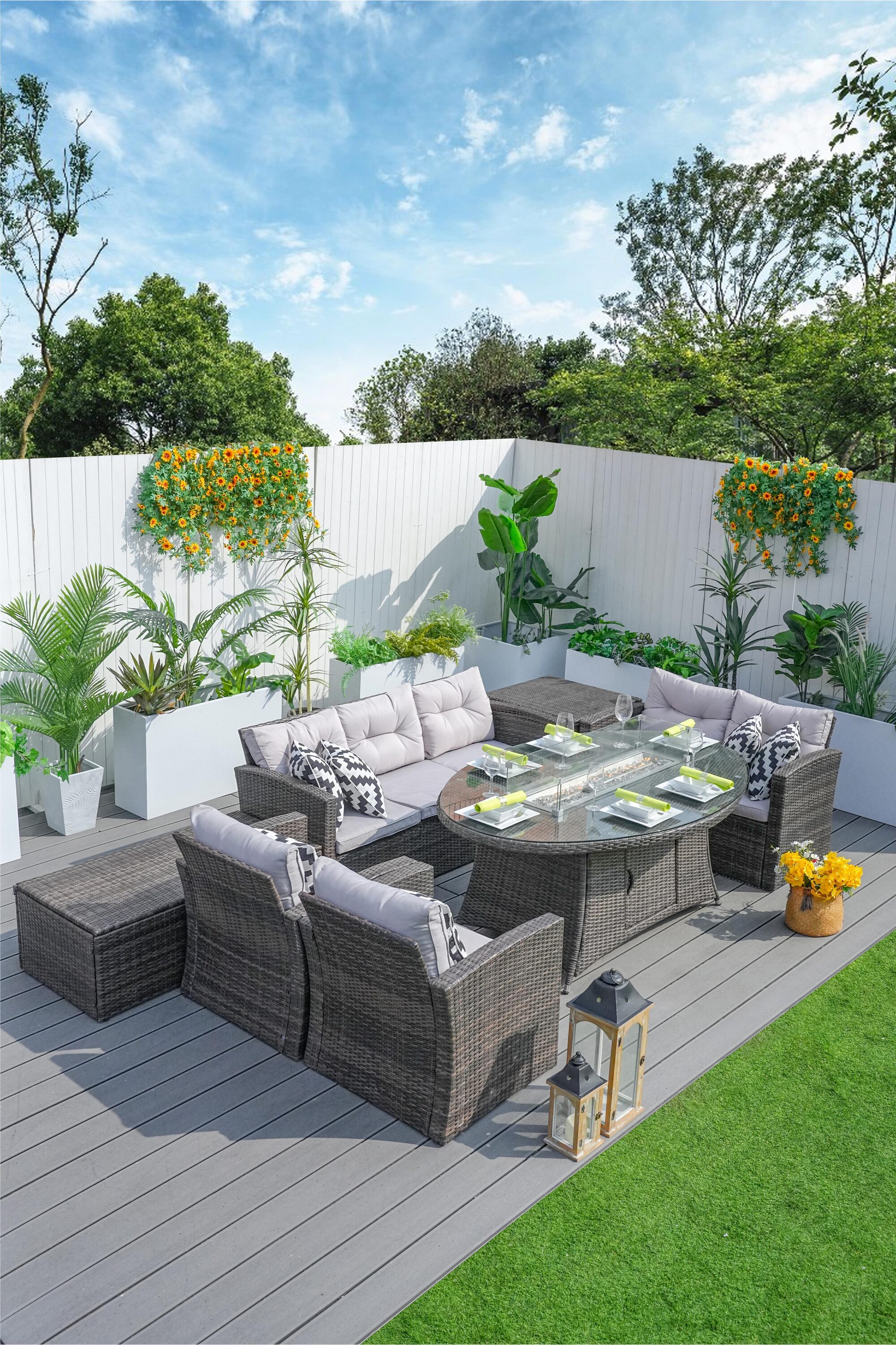 Direct Wicker DWG-06O1503-BR Patio-Conversation-Sets - View #4