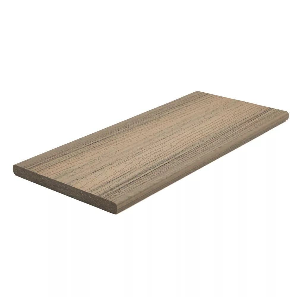 Trex Enhance Naturals Fascia deck board Honey Grove 1-in x 8-in x 12-ft Composite