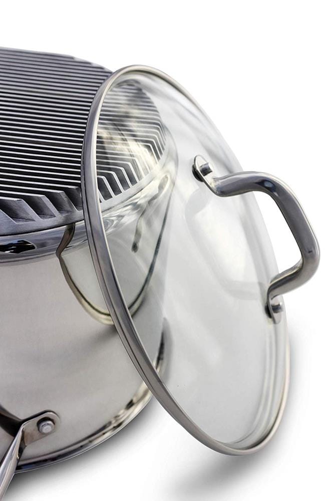 Turbo Pot Freshair Stainless Steel 3.5 qt. Dutch Oven Casserole Pot