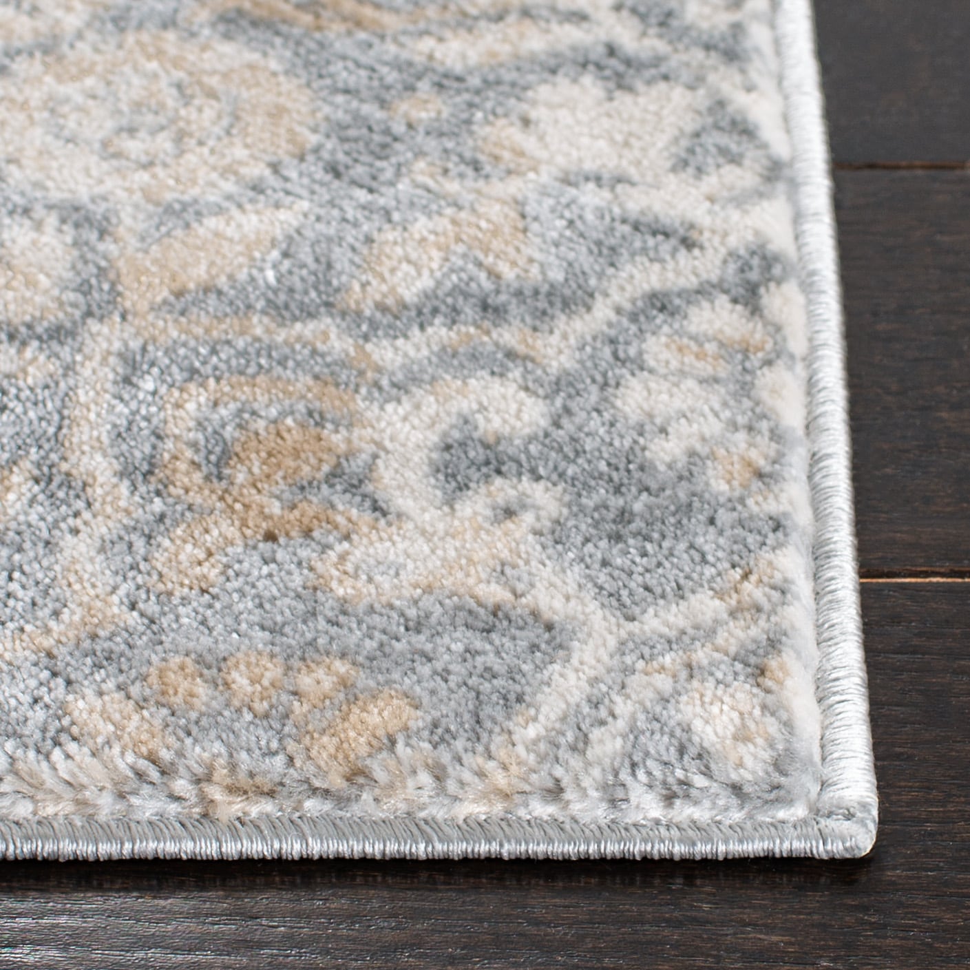 Safavieh Isabella 958G Silver / Ivory 2 x 8 Rectangular Runner rug in ...