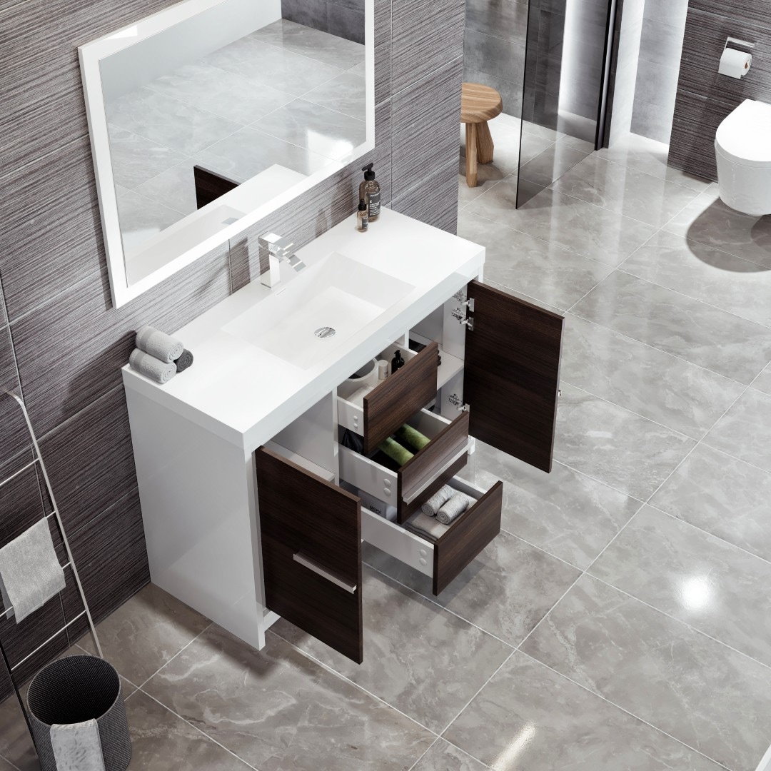 Eviva EVVN765-48GOK-WH Bath-Vanity-Combo - View #4