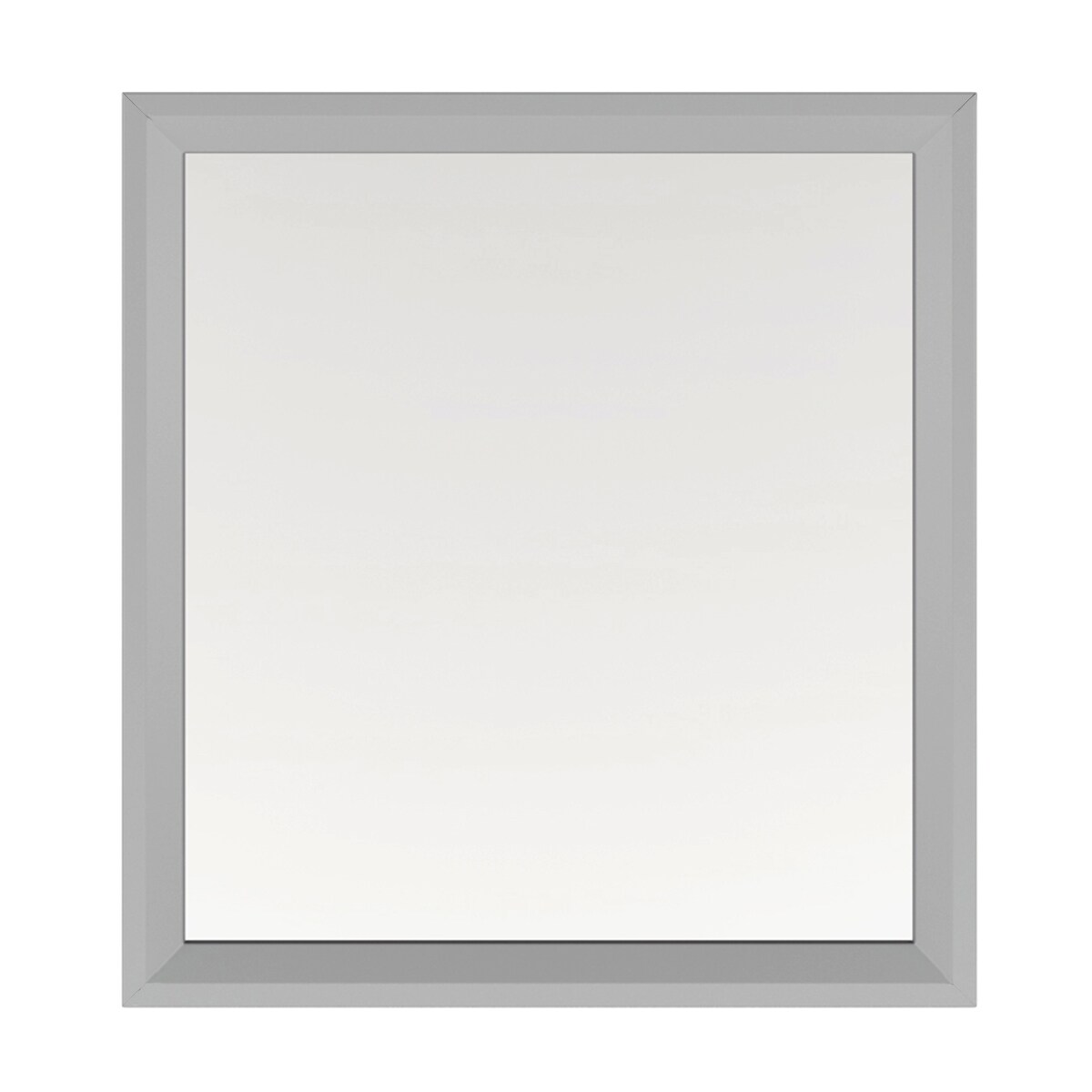  1192MR-28-242 Robinson 28-in W x 30-in H Light Gray Rectangular Framed Bathroom Vanity Mirror