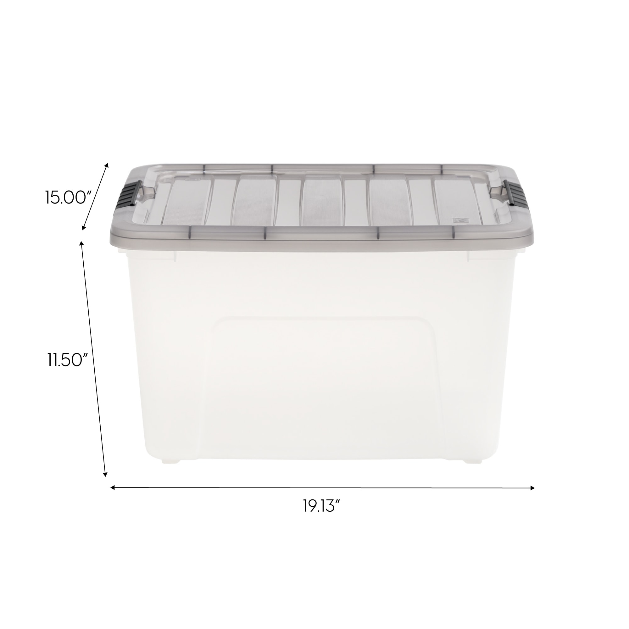 IRIS 500147 Plastic-Storage-Totes - View #10