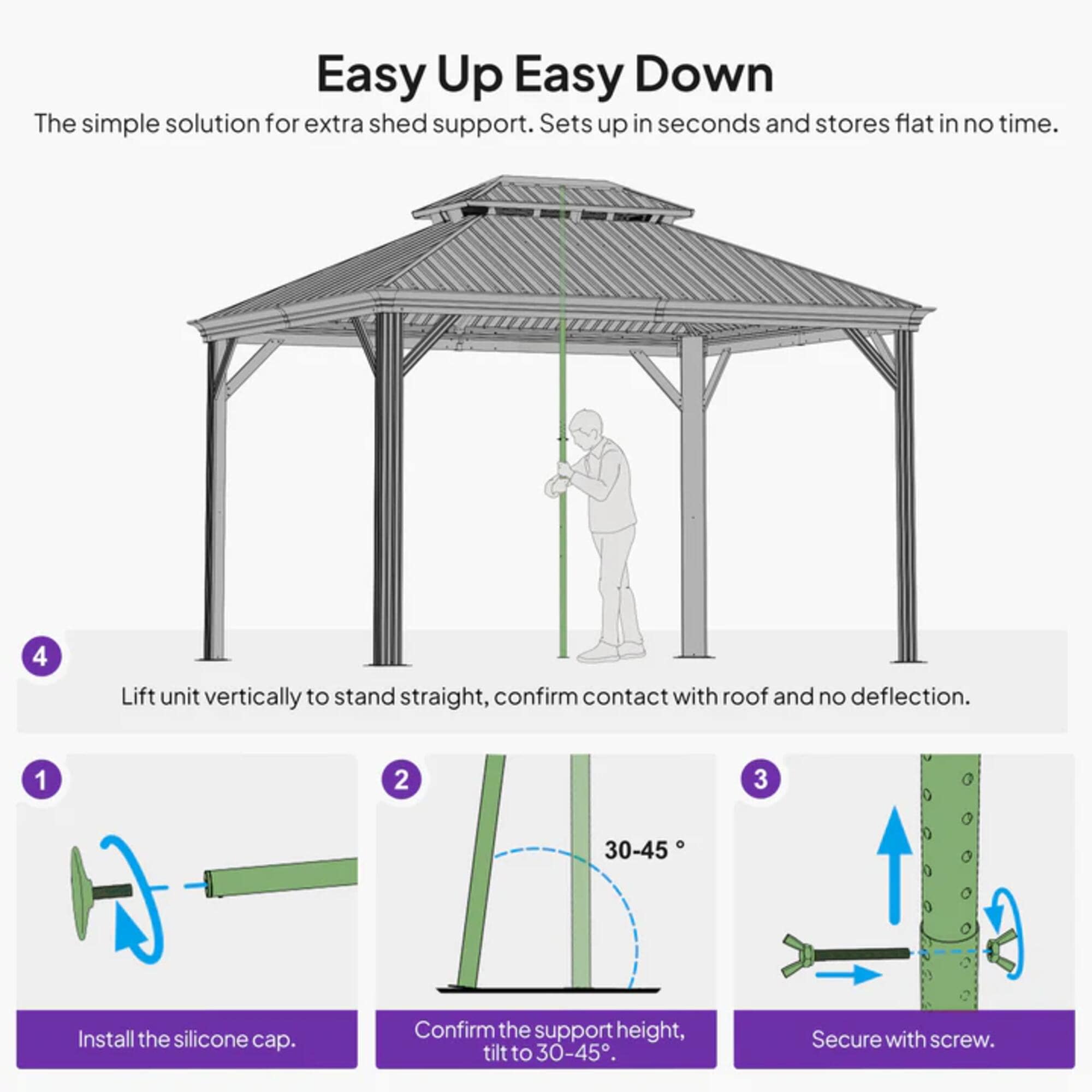 PURPLE LEAF LSG-SP Gazebo-Parts-Accessories - View #4