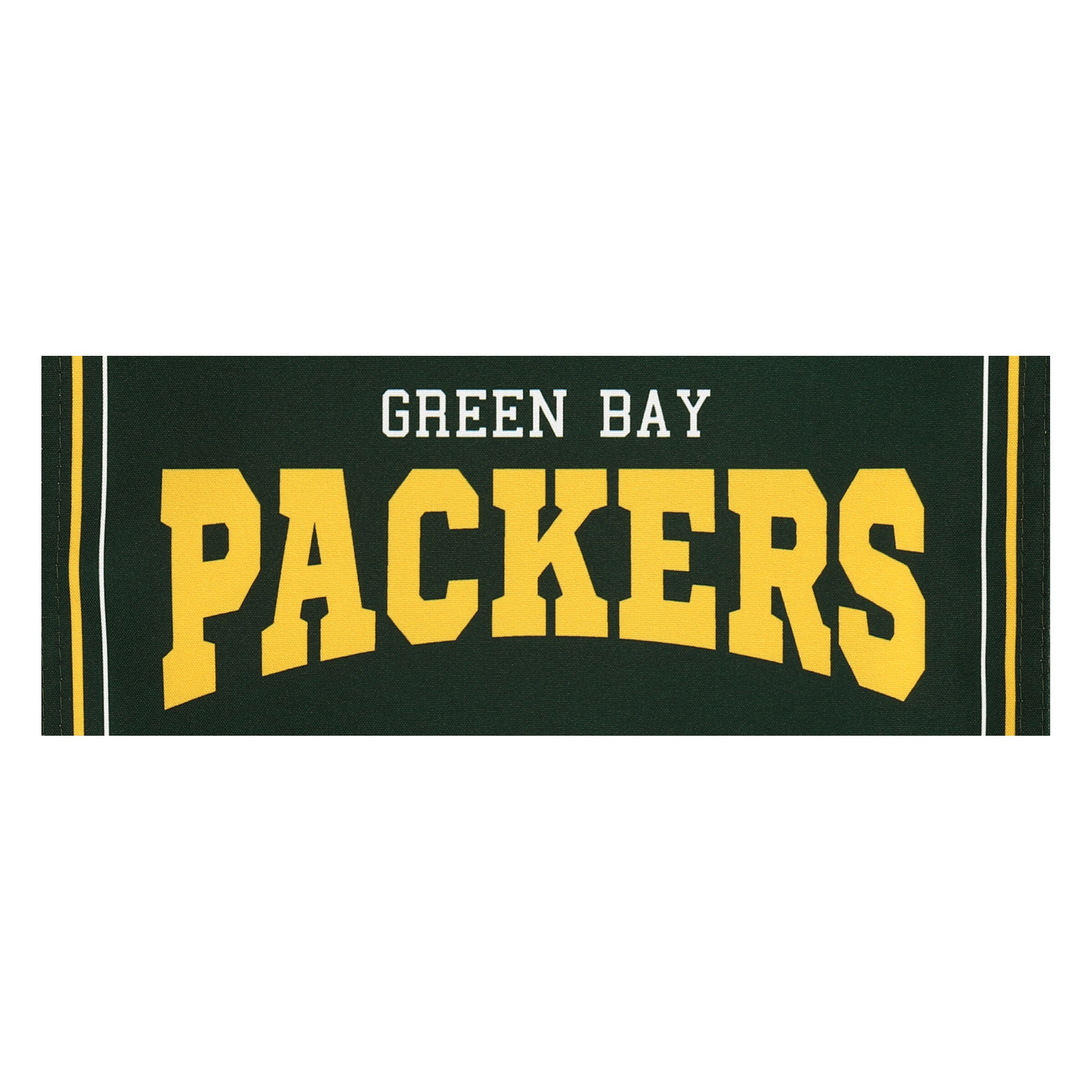 Evergreen 1.04-ft W x 1.5-ft H Embroidered Green Bay Packers Flag in the  Decorative Banners & Flags department at