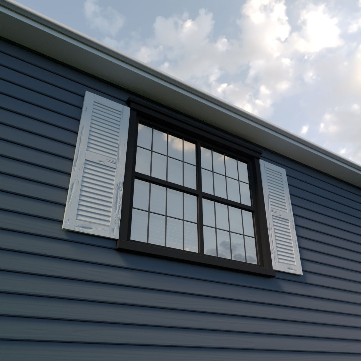 Ekena Millwork SHULV12X86PCPR Exterior-Shutters - View #7