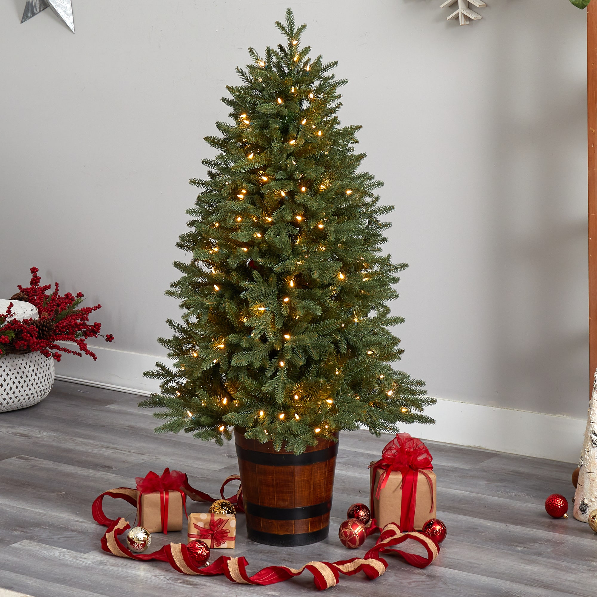 Nearly Natural T3282 Artificial-Christmas-Trees - View #8