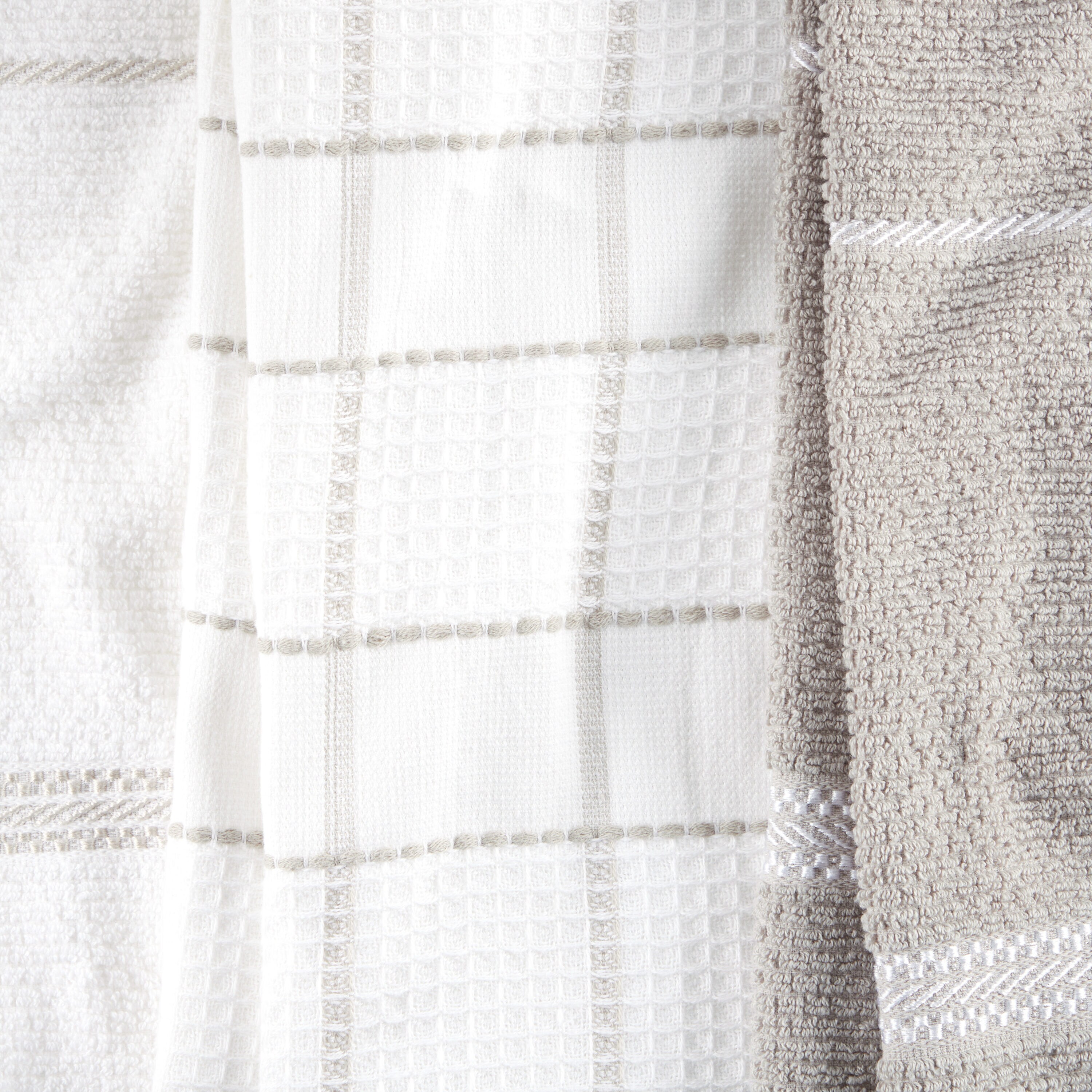Martha Stewart 2-Pack Cotton Plaid Any Occasion Kitchen Towel Set