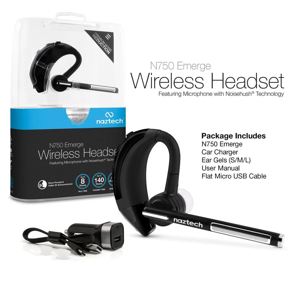 Naztech n980 best sale bluetooth wireless headset