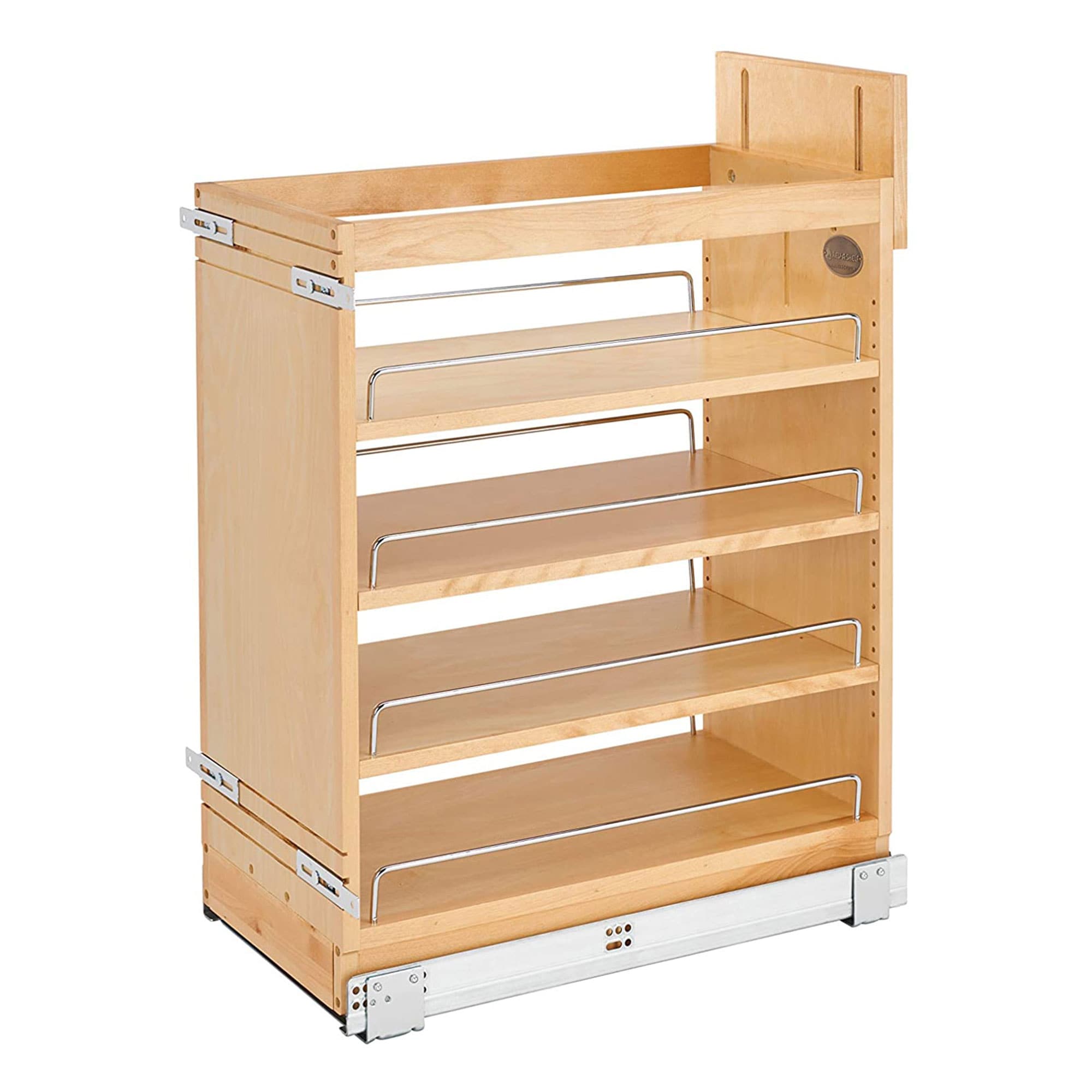 Rev-A-Shelf  11.75 Inches Pullout Kitchen Cabinet Organizer Soft-close 448-BCSC-11C