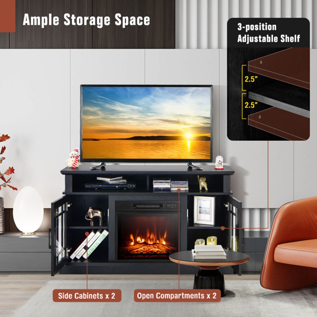Clihome CL-DKUS-10220 Electric-Fireplaces - View #7