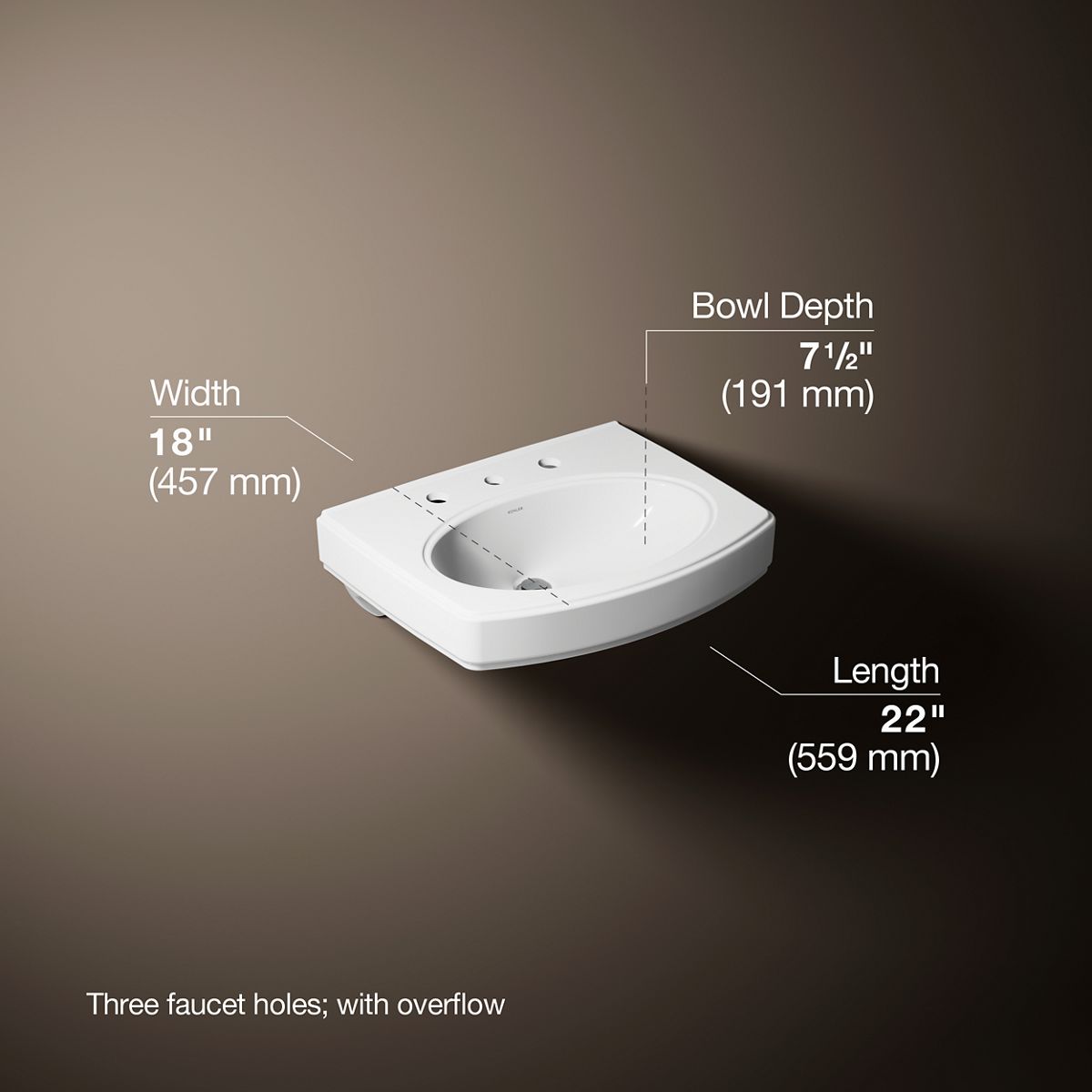 KOHLER 2028-8-0 Bath-Sink - View #3
