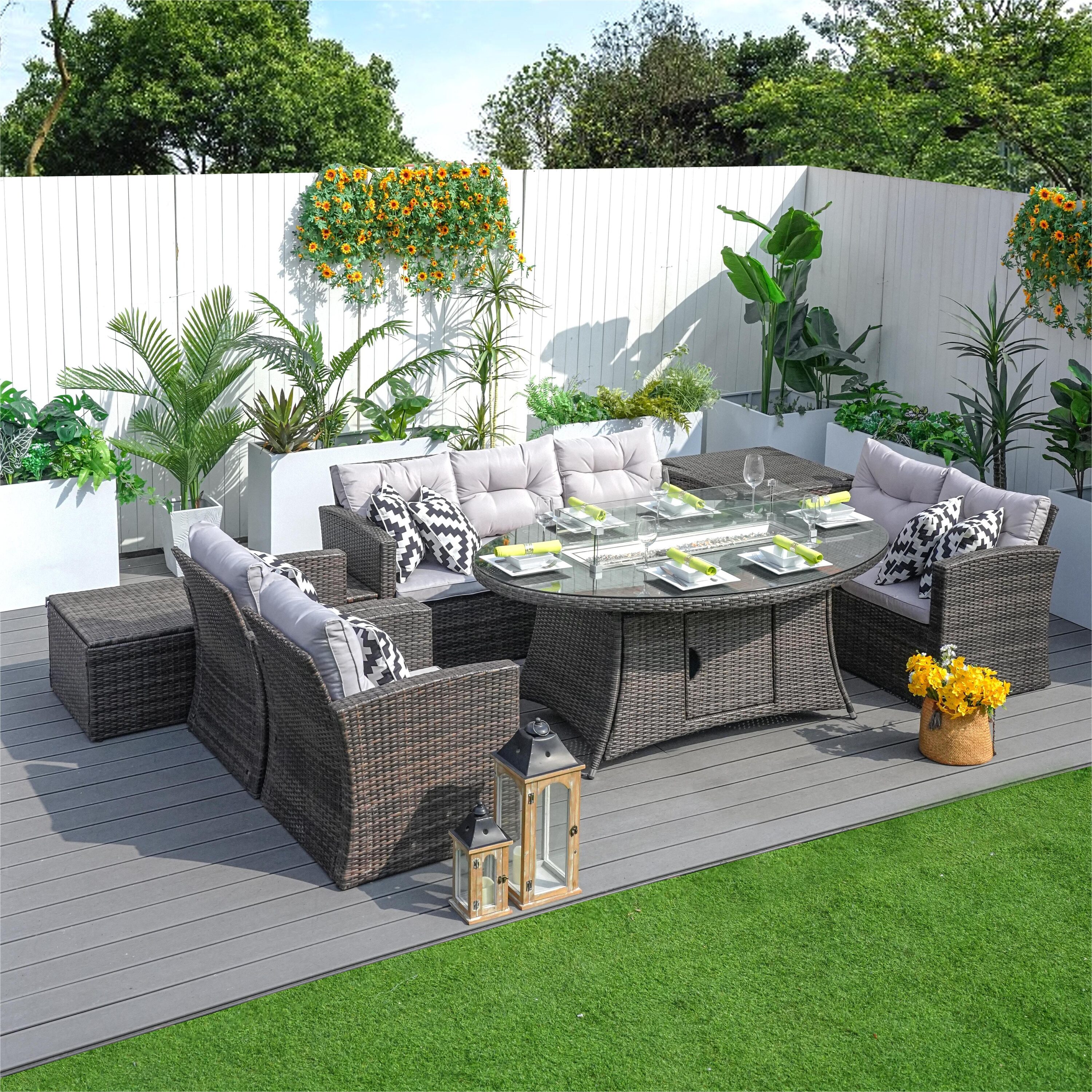 Direct Wicker DWG-06O1503-BR Patio-Conversation-Sets - View #3