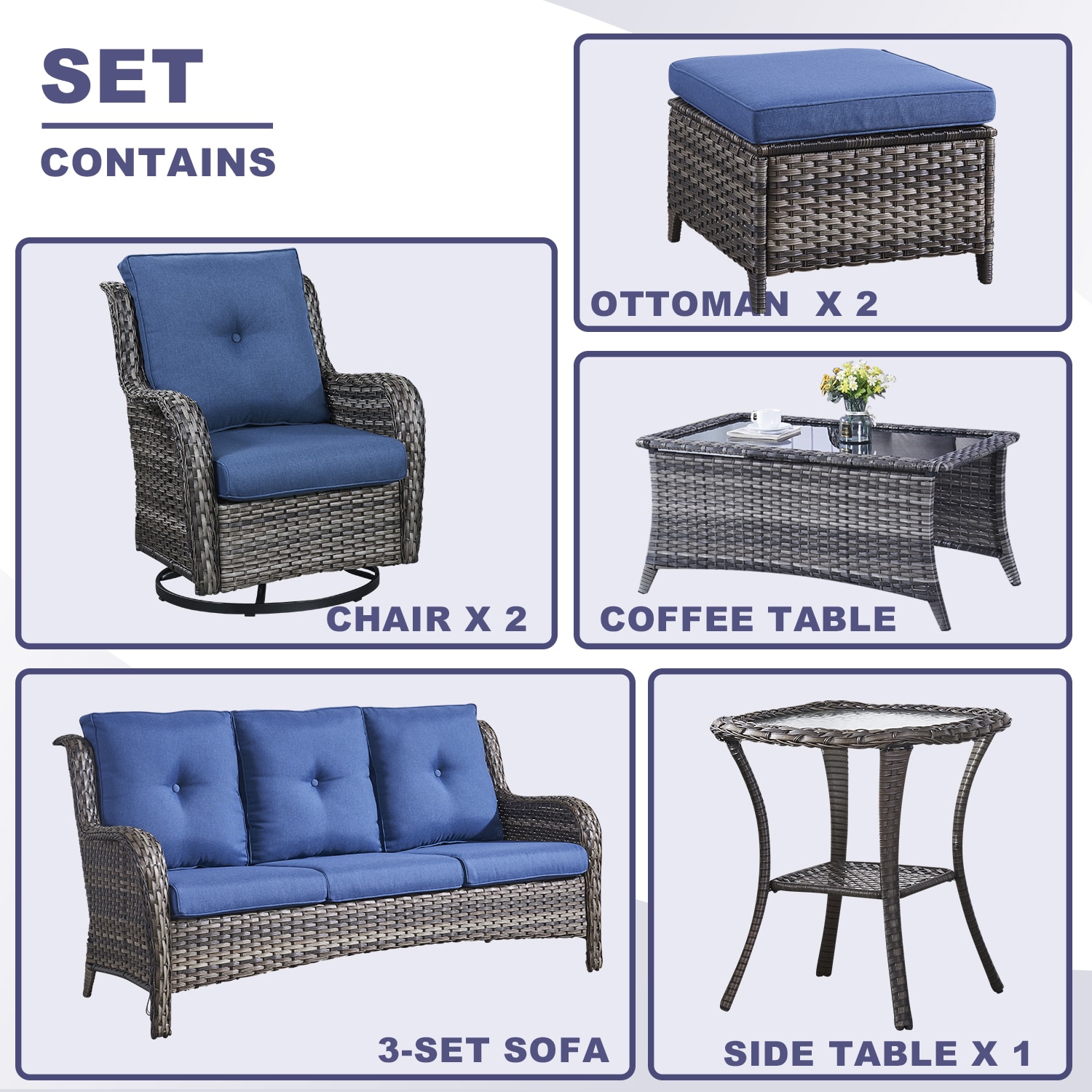 Rilyson FS015019026024016-1 Patio-Conversation-Sets - View #3