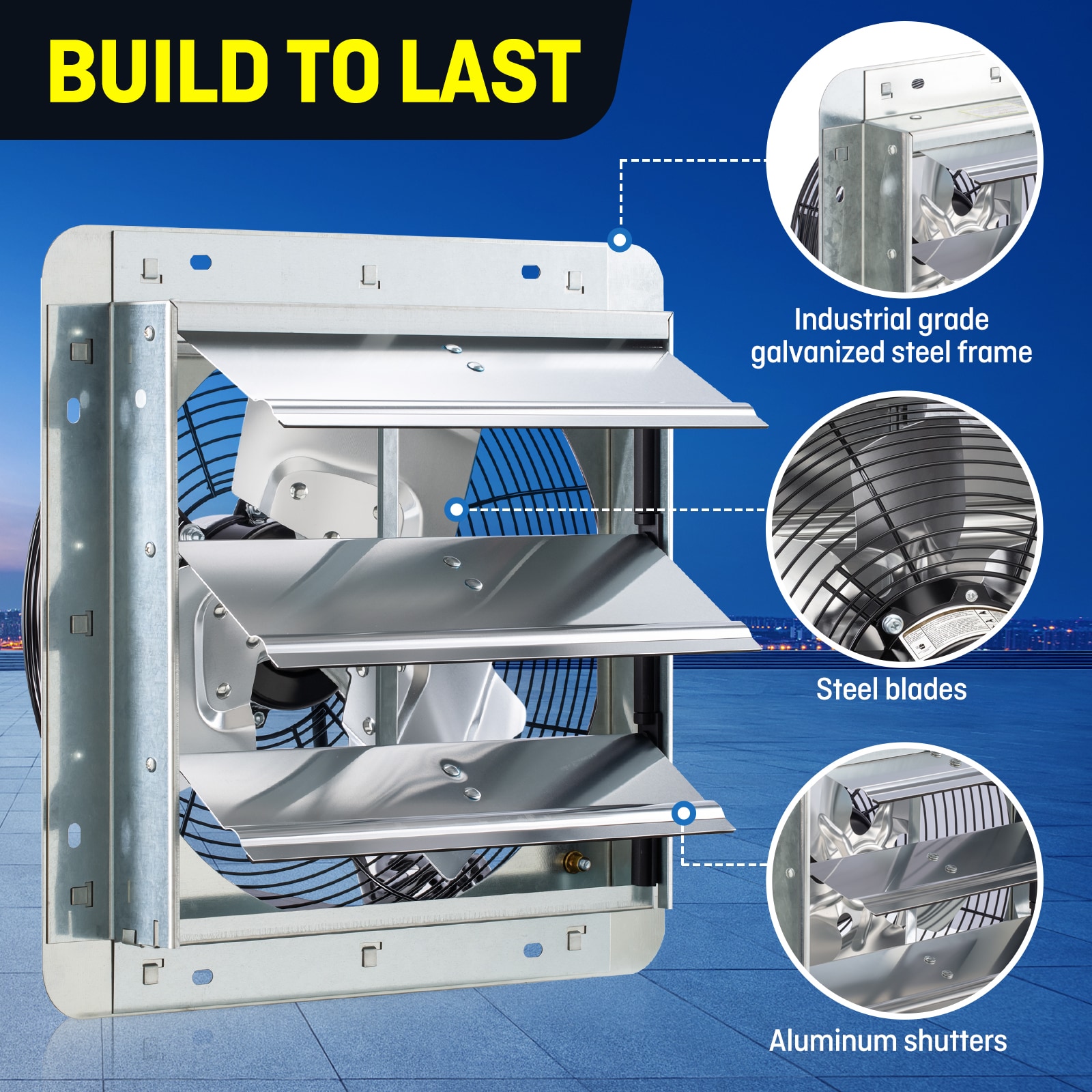 iLIVING ILG8SF12V-ST Wall-Mounted-Fans - View #5