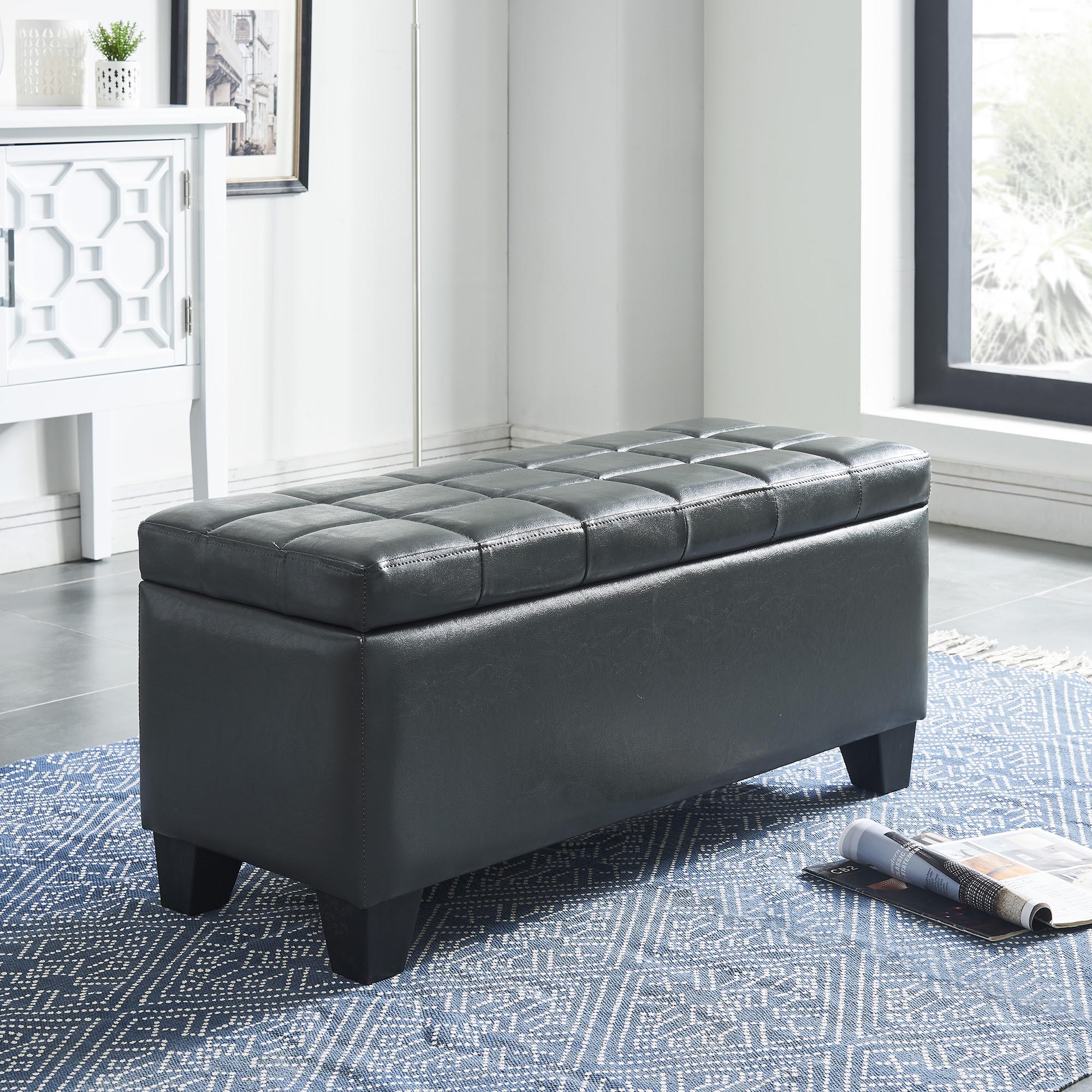 Lowes 2024 storage ottoman