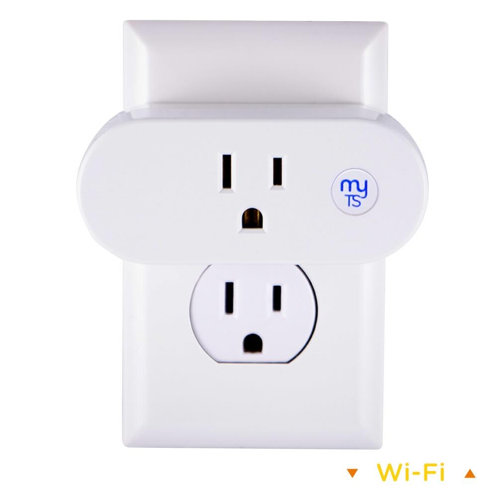 myTouchSmart 120-Volt 1-Outlet Indoor/Outdoor Smart Plug at