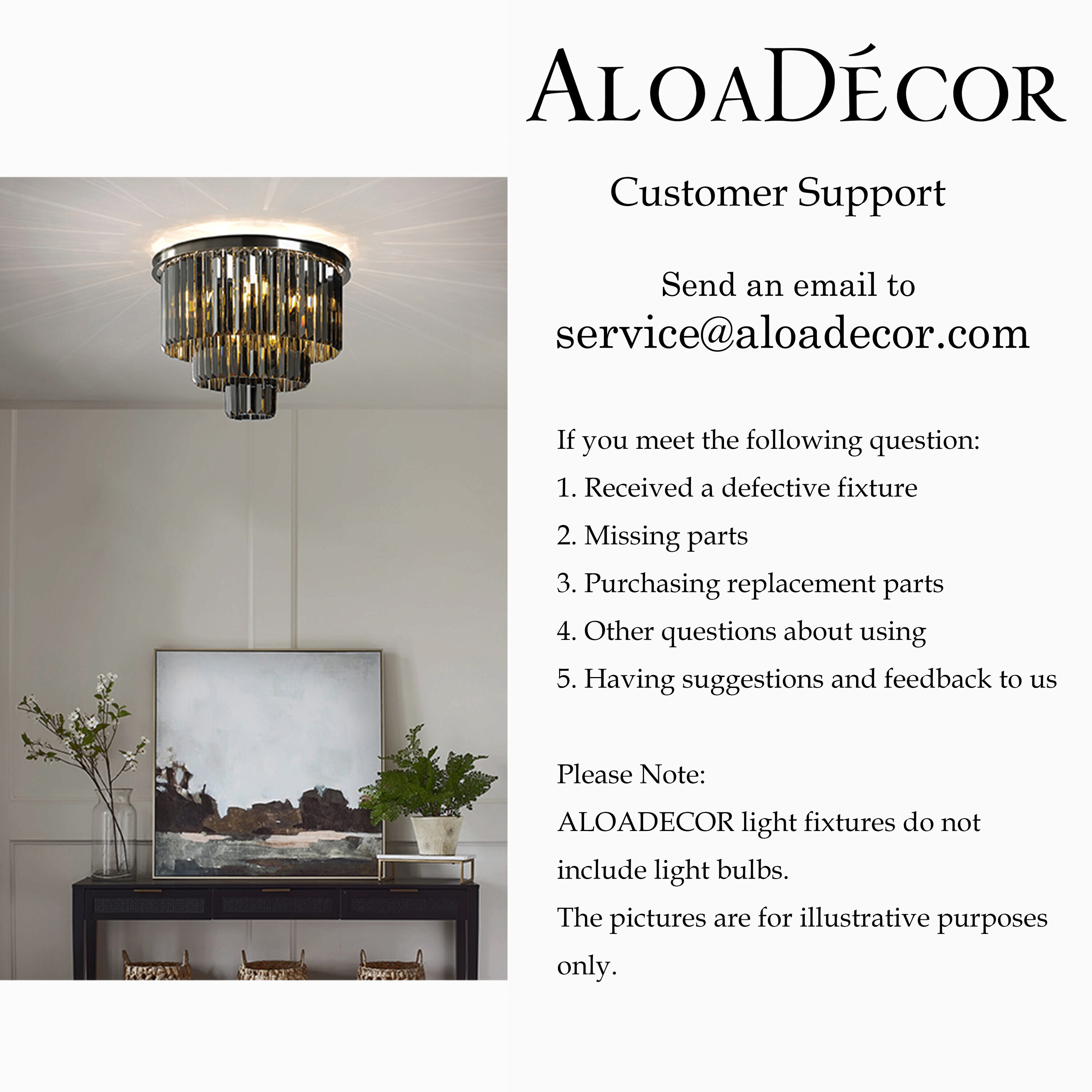 AloaDecor Lighting LC7196D50SNSM07A flushmounts - View #7