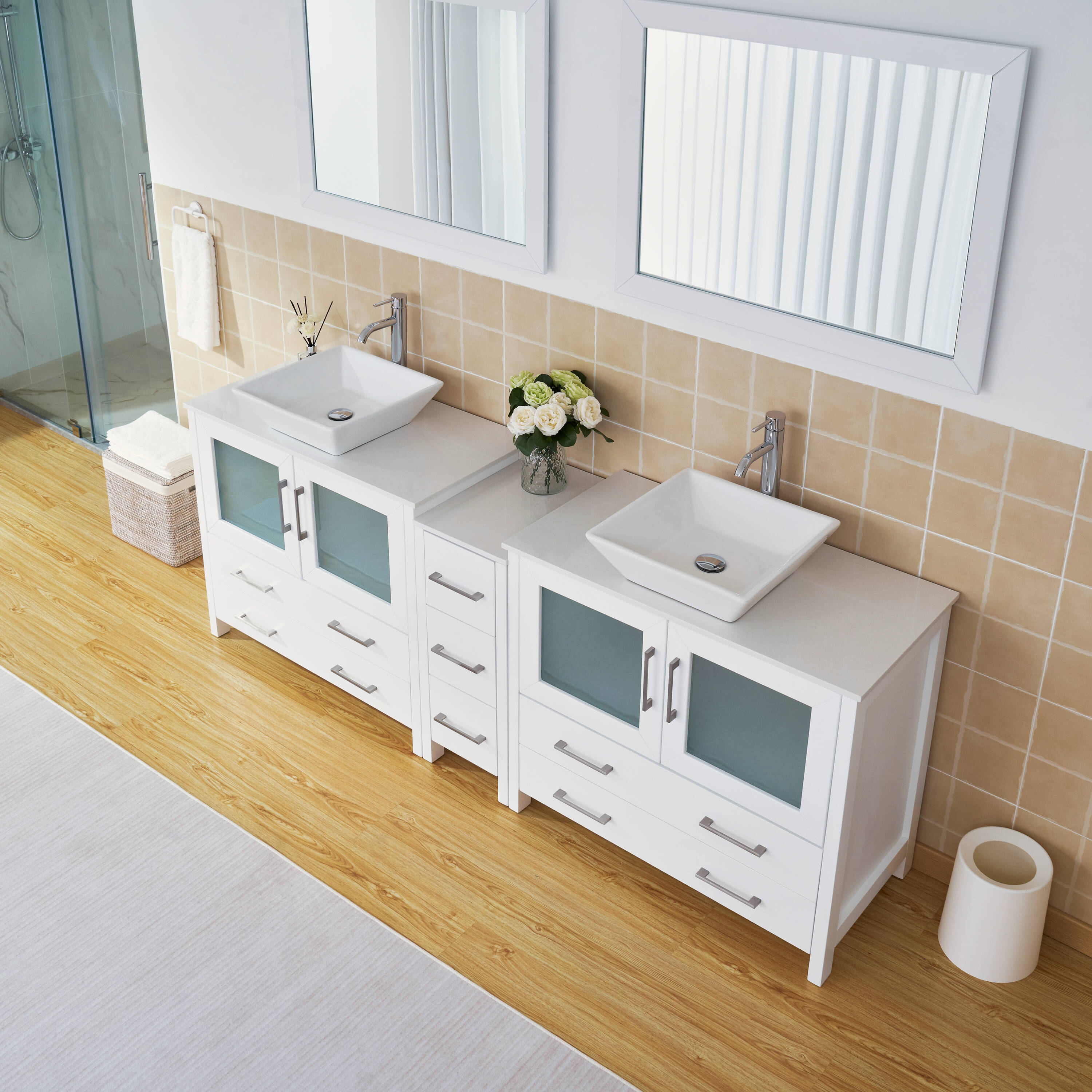 Vanity Art VA3136-84W Bath-Vanity-Combo - View #9