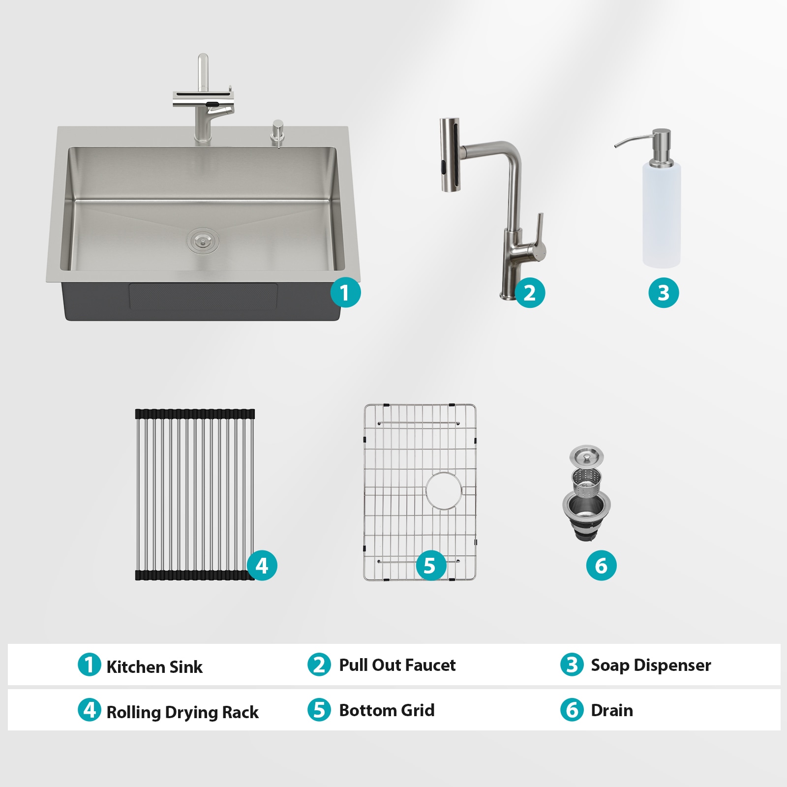 Innobule LS-K2-S24 Kitchen-Sinks - View #11